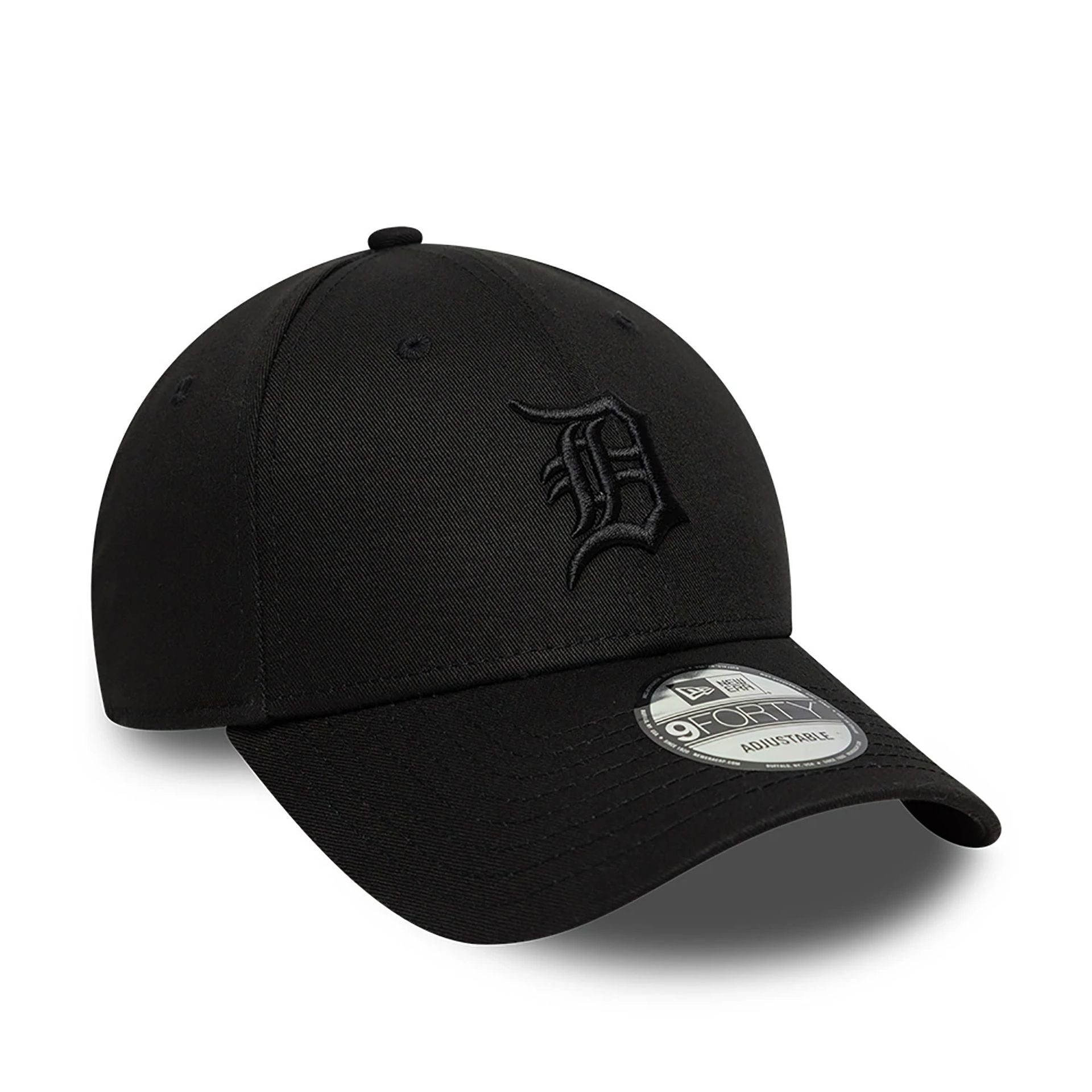 This is a Detroit Tigers Satin Lined Black 9FORTY Adjustable Cap 3