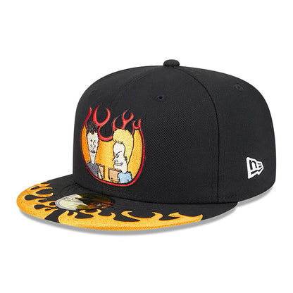 This is a Beavis And Butt-Head Black 59FIFTY Fitted Cap 1