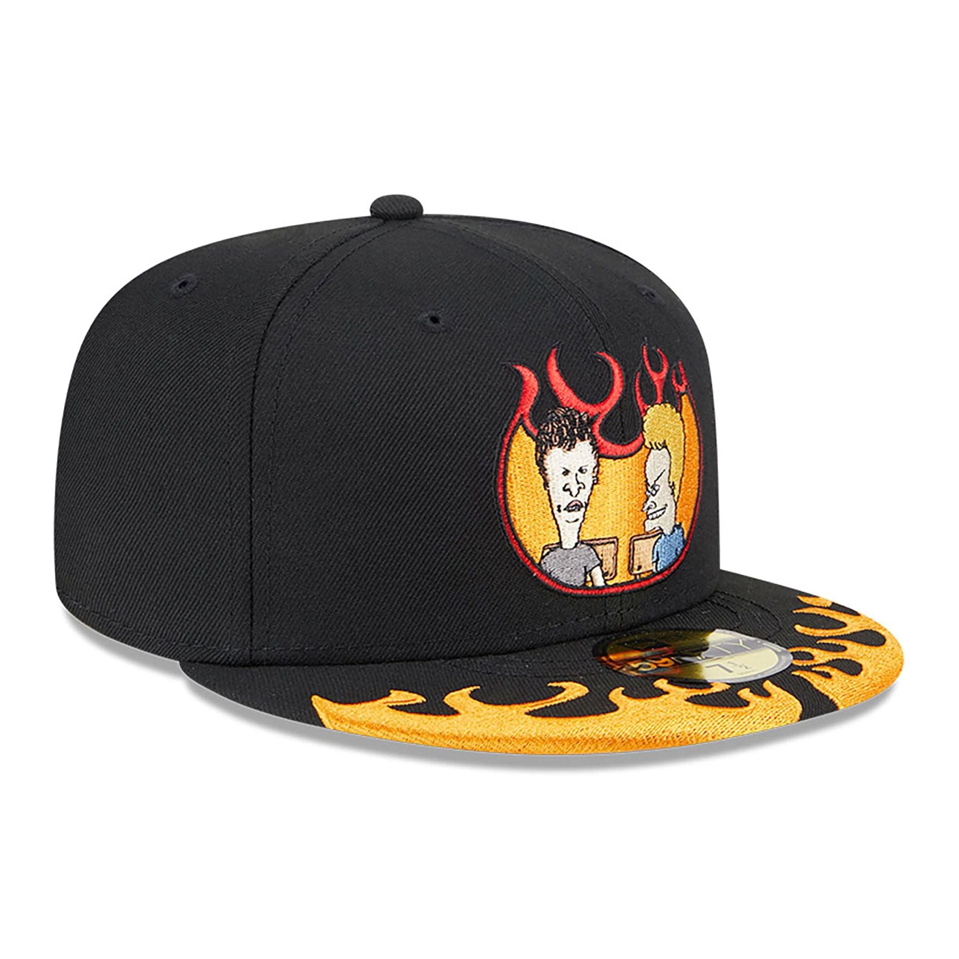 This is a Beavis And Butt-Head Black 59FIFTY Fitted Cap 4