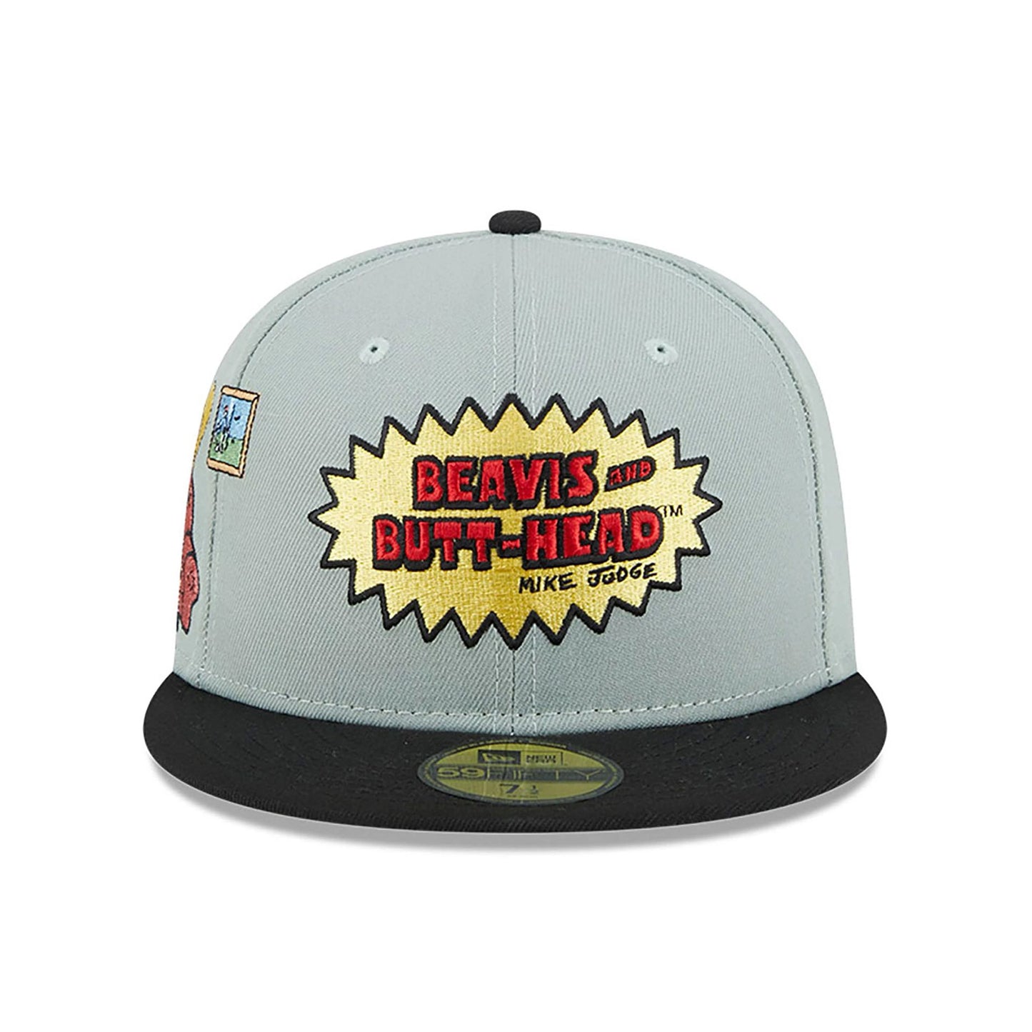 This is a Beavis And Butt-Head Pastel Green 59FIFTY Fitted Cap 4