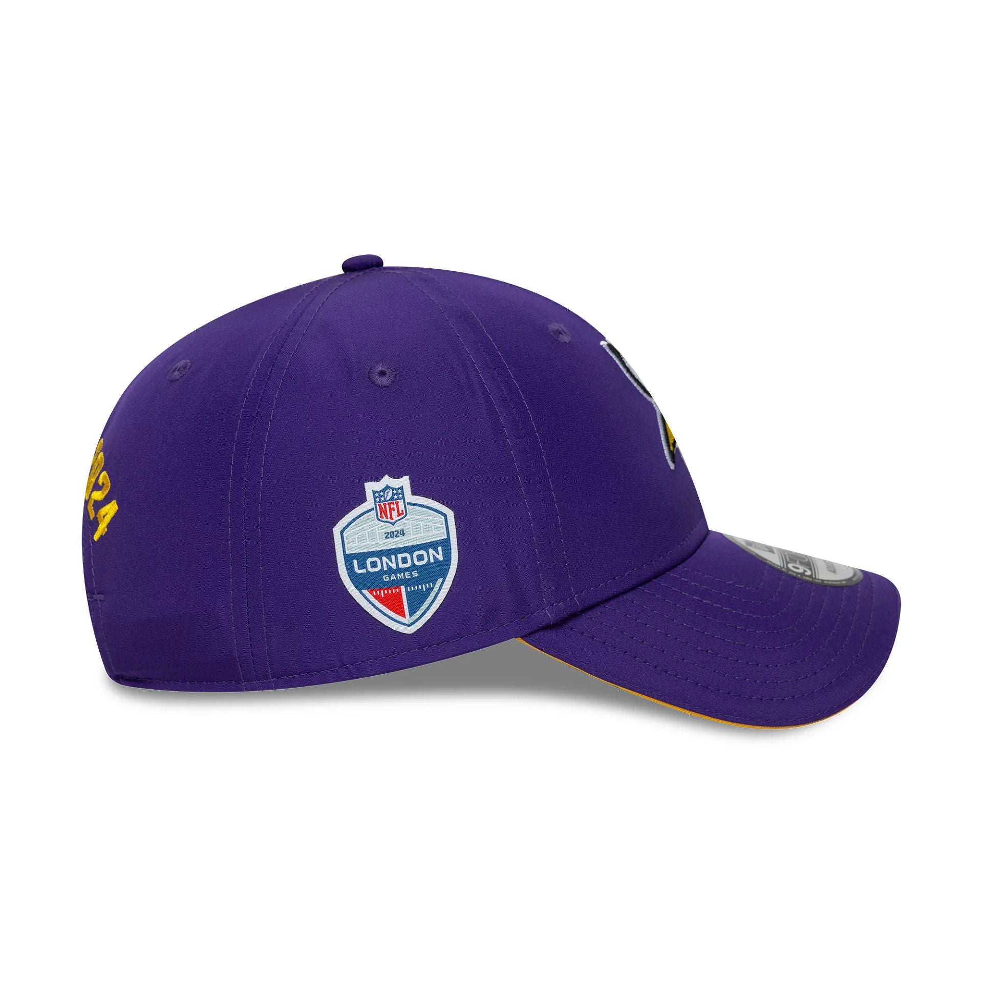 This is a Minnesota Vikings NFL International Series Games London 2024 Purple 9FORTY Adjustable Cap 6