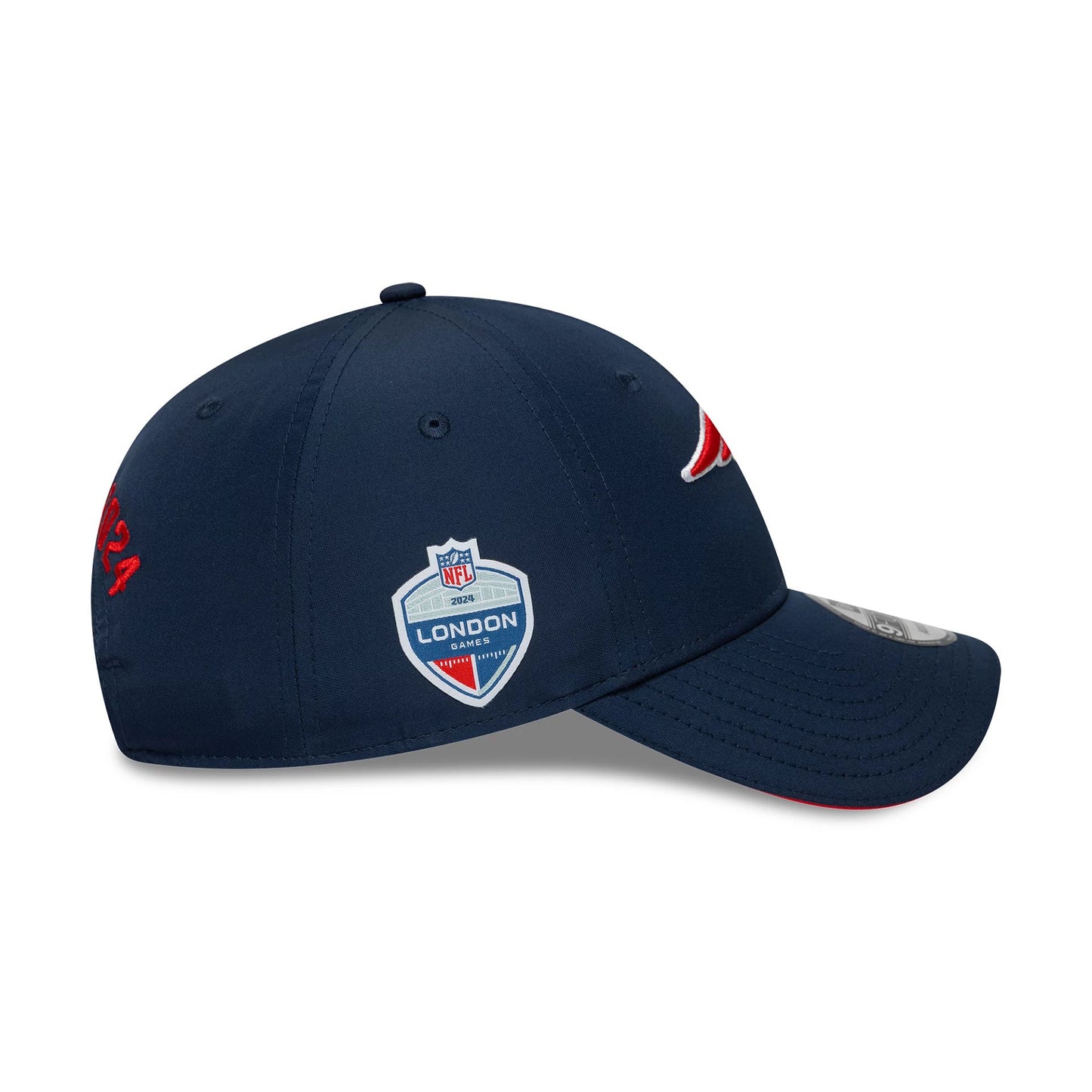 This is a New England Patriots NFL International Series Games London 2024 Navy 9FORTY Adjustable Cap 6