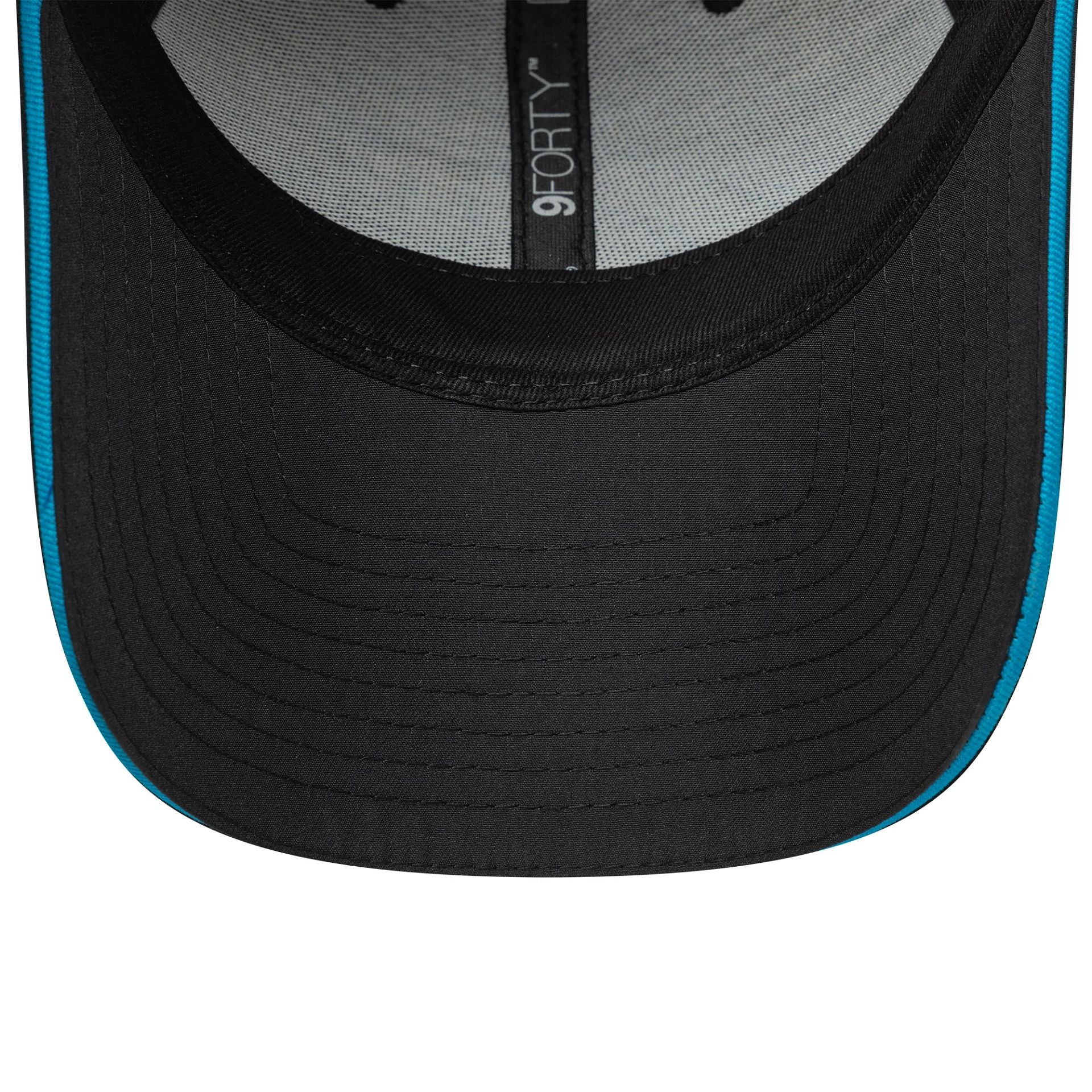 This is a Carolina Panthers NFL International Series Games Munich 2024 Black 9FORTY Adjustable Cap 5