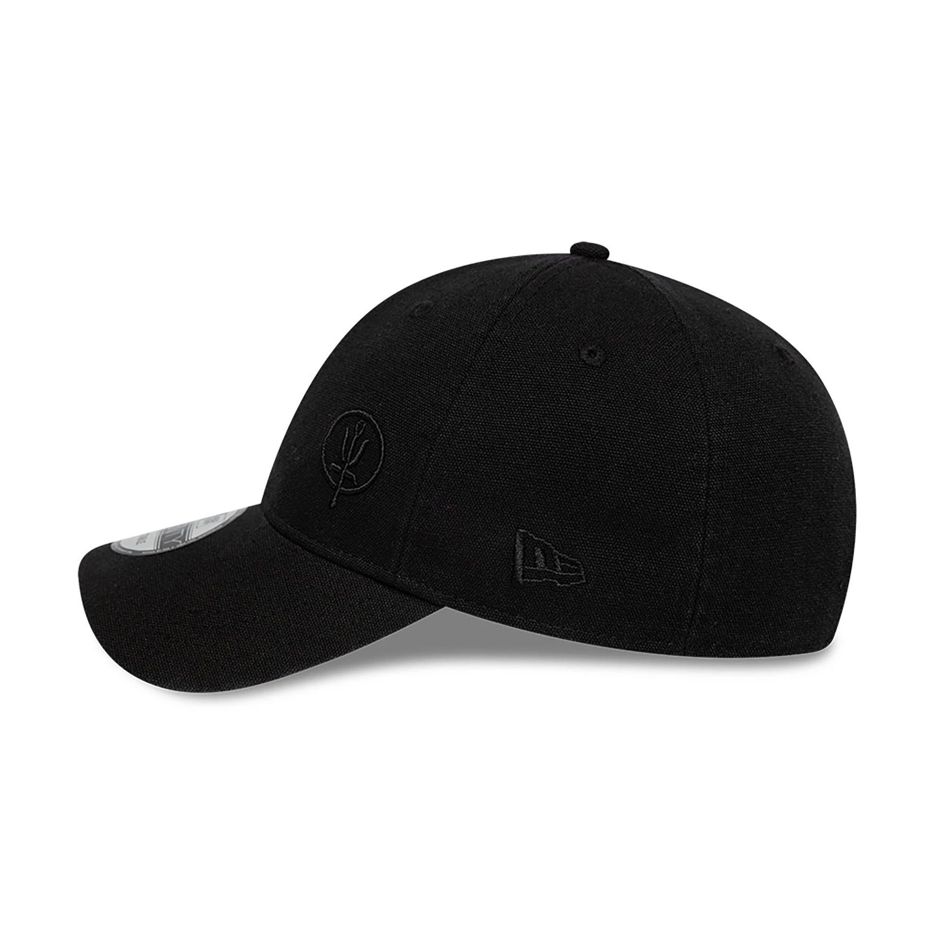 This is a ThruDark x New Era Canvas Black 9TWENTY Adjustable Cap 7