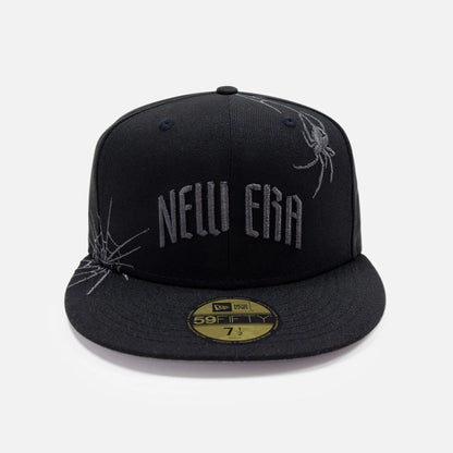 This is a New Era Halloween Spider Web Black 59FIFTY Fitted Cap 2