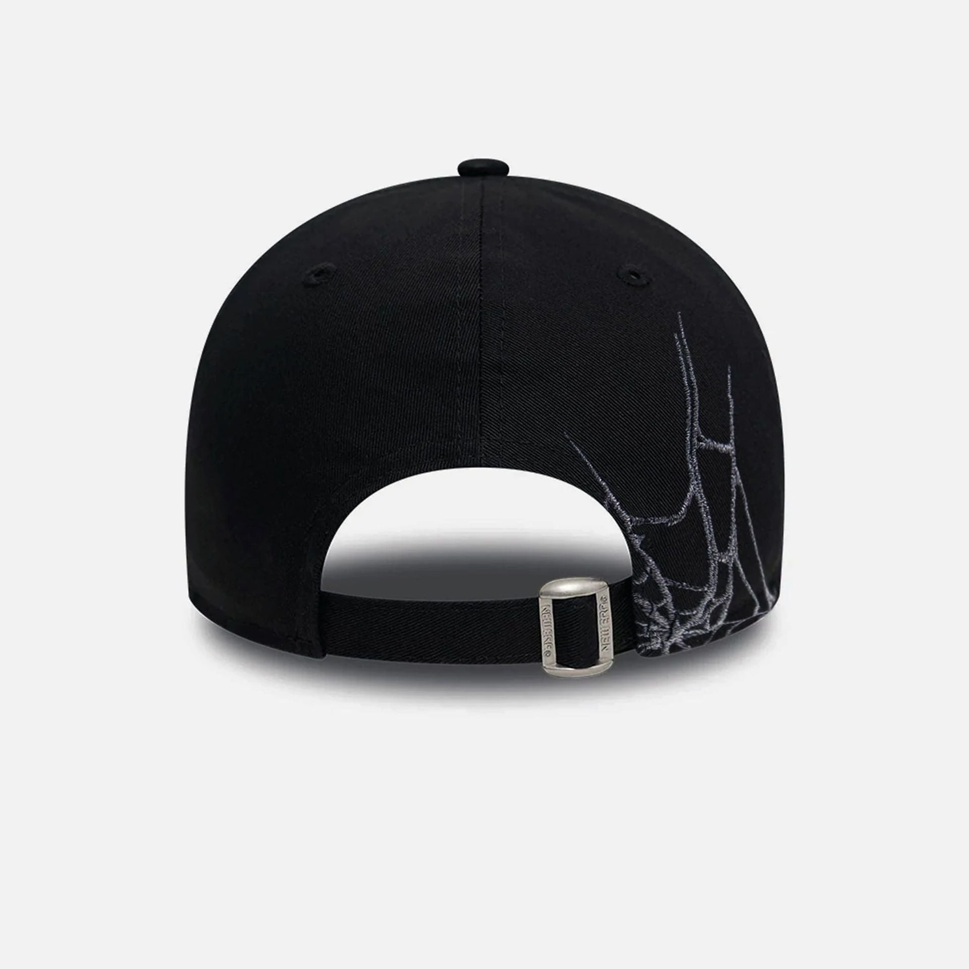 This is a New York Yankees Halloween Spider Web Black 9FORTY Adjustable Cap 4