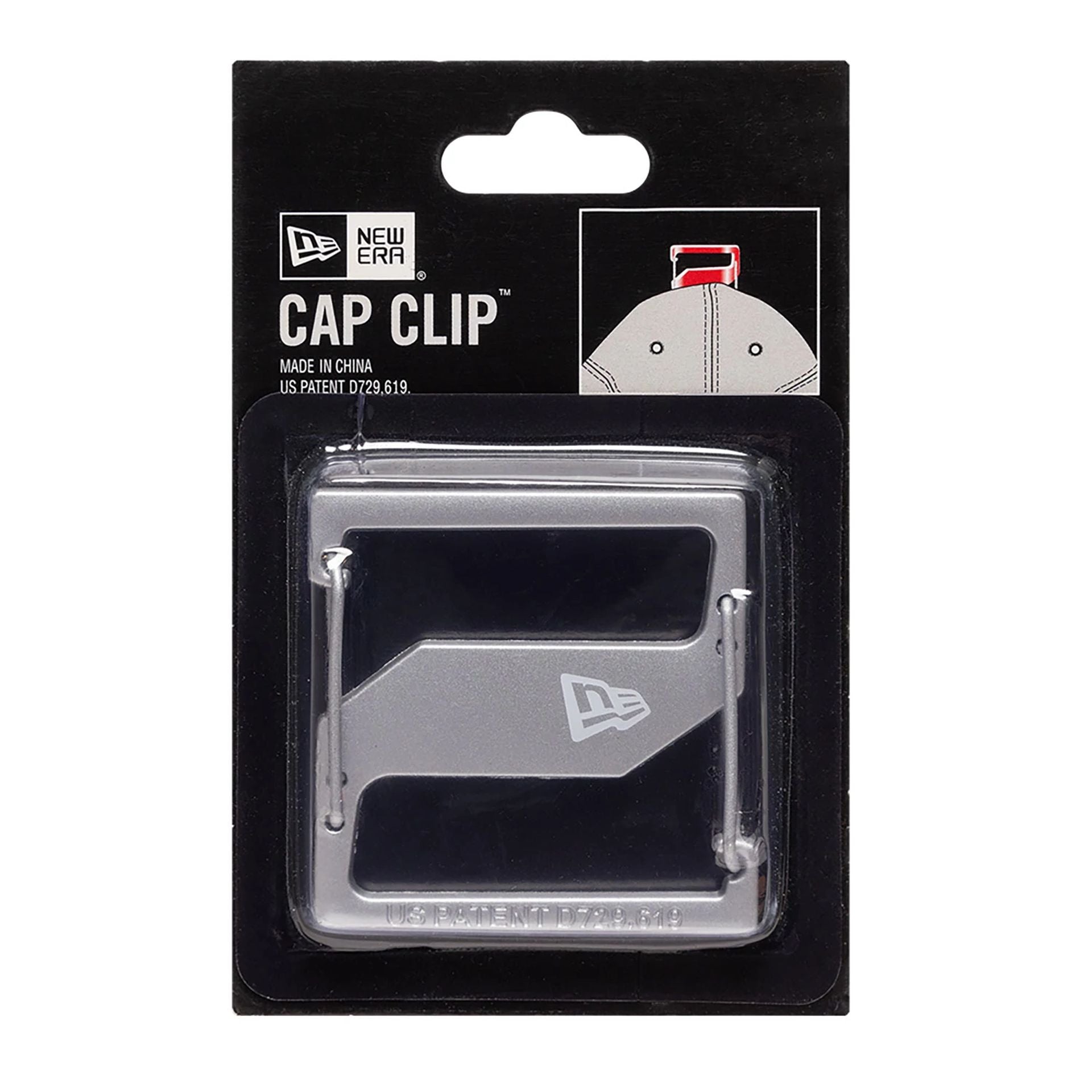 This is a New Era SIlver Cap Clip 5