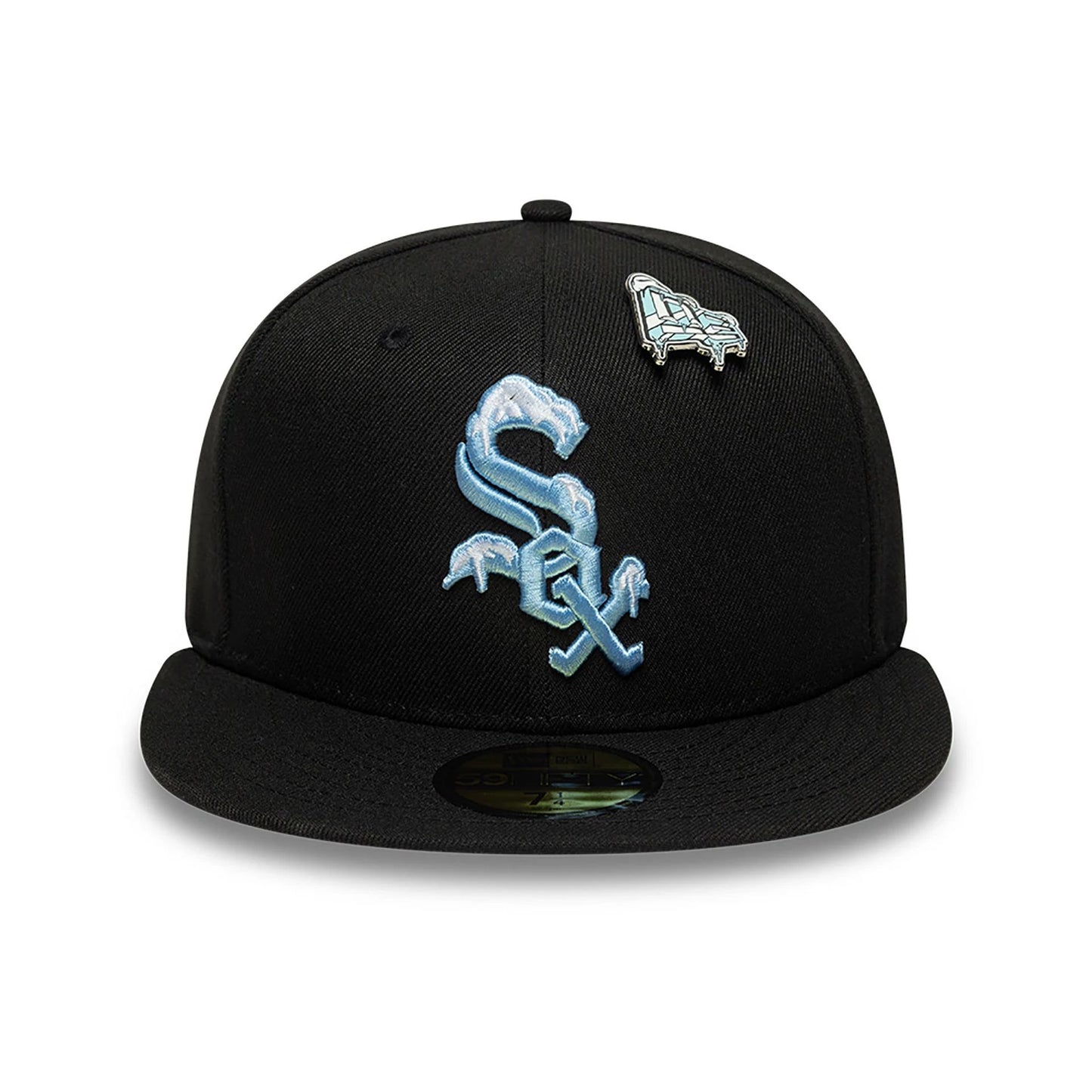 This is a Chicago White Sox Snowday Black 59FIFTY Fitted Cap 3