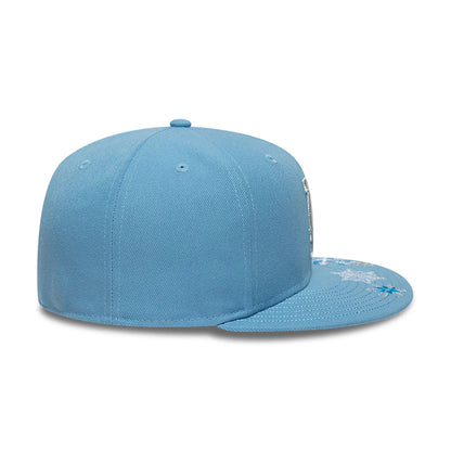 This is a LA Dodgers Winter Pastel Blue 59FIFTY Fitted Cap 6