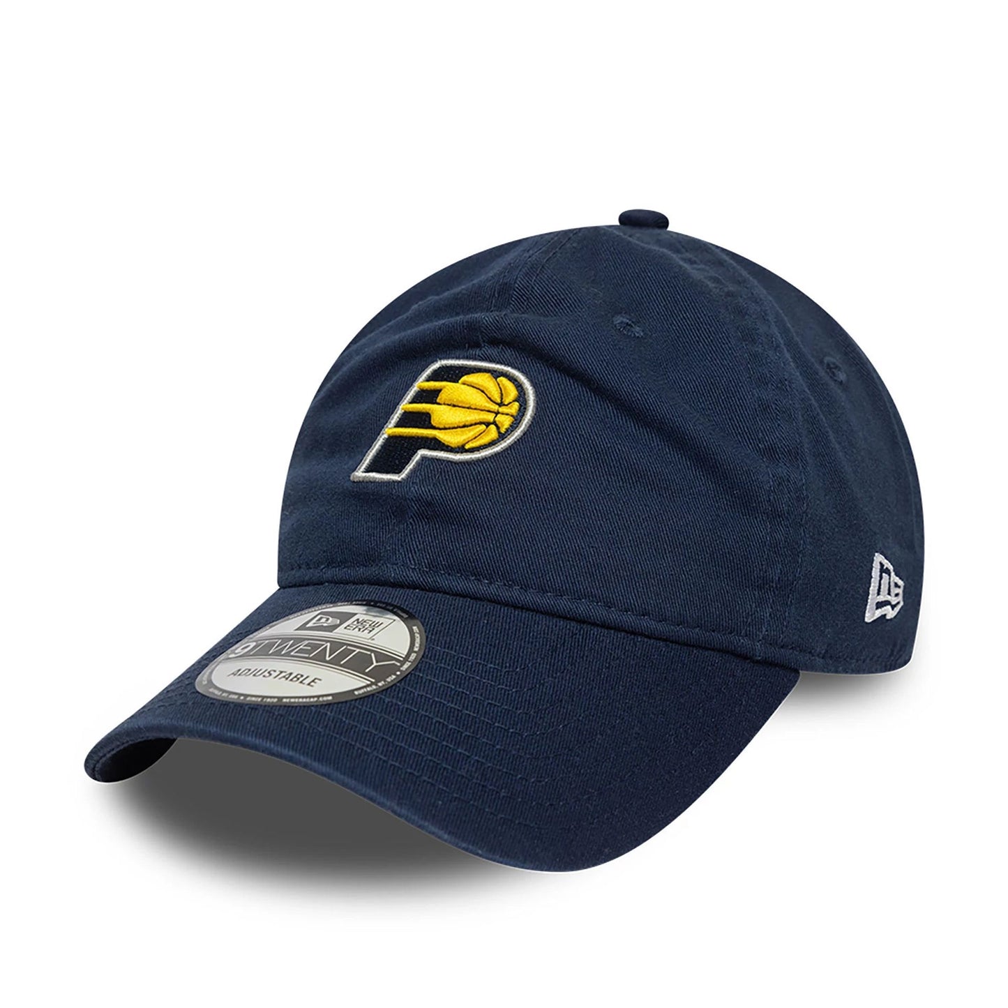 This is a Indiana Pacers NBA Paris Games 2025 Navy 9TWENTY Adjustable Cap 1