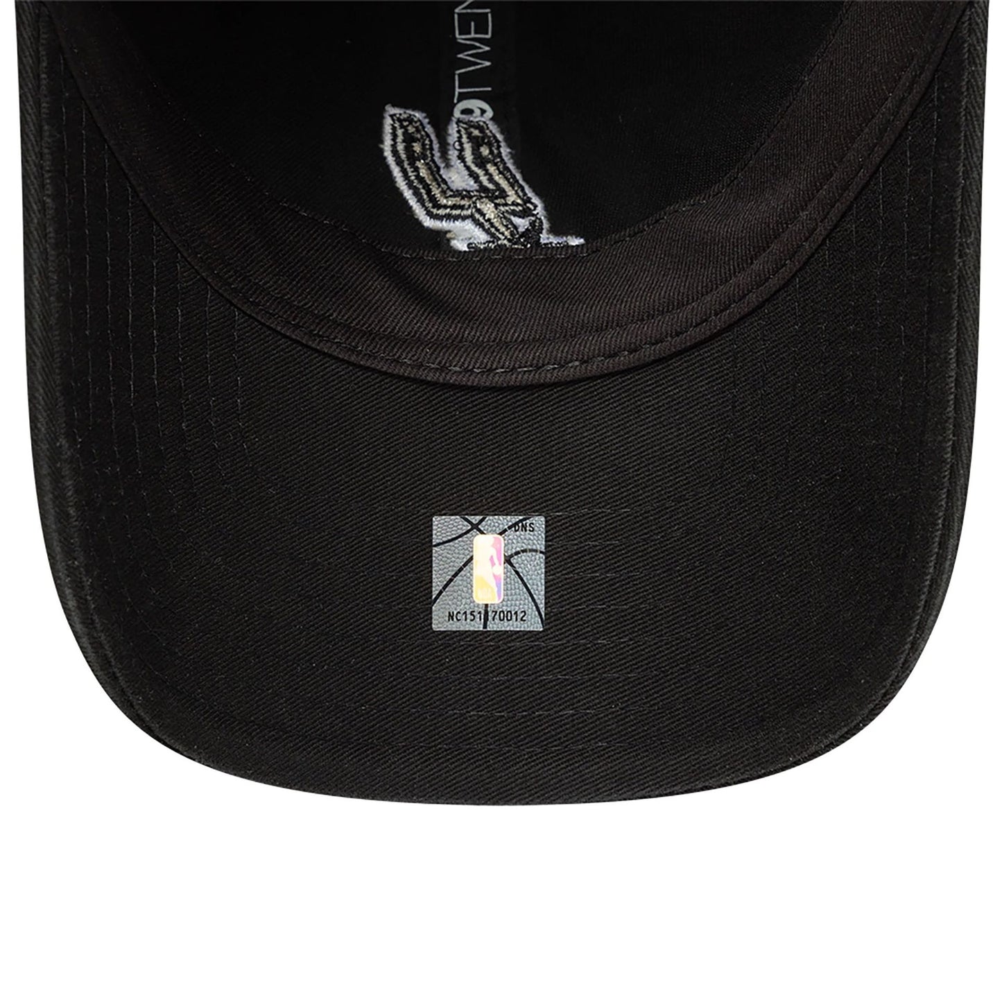 This is a San Antonio Spurs NBA Paris Games 2025 Black 9TWENTY Adjustable Cap 5