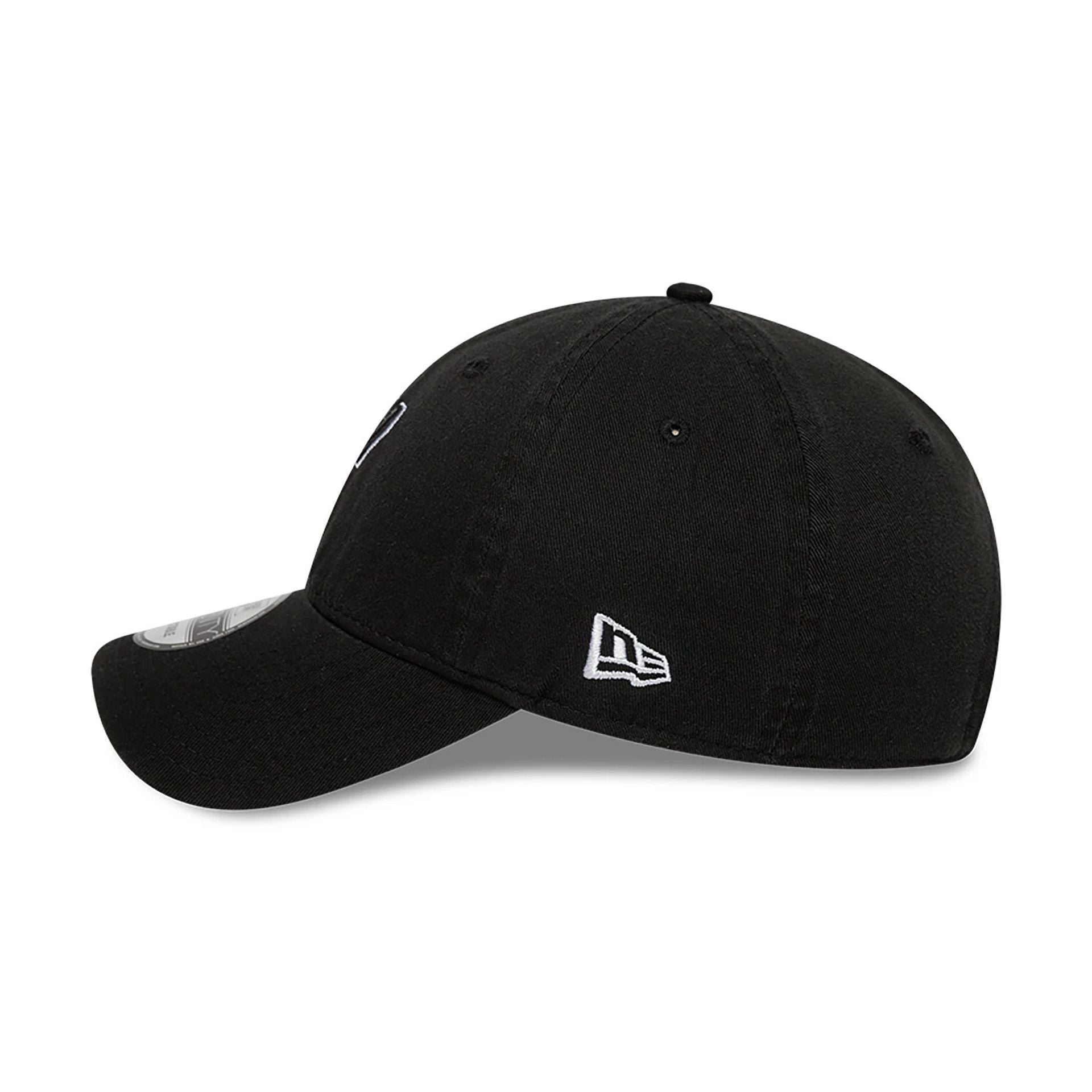 This is a San Antonio Spurs NBA Paris Games 2025 Black 9TWENTY Adjustable Cap 7