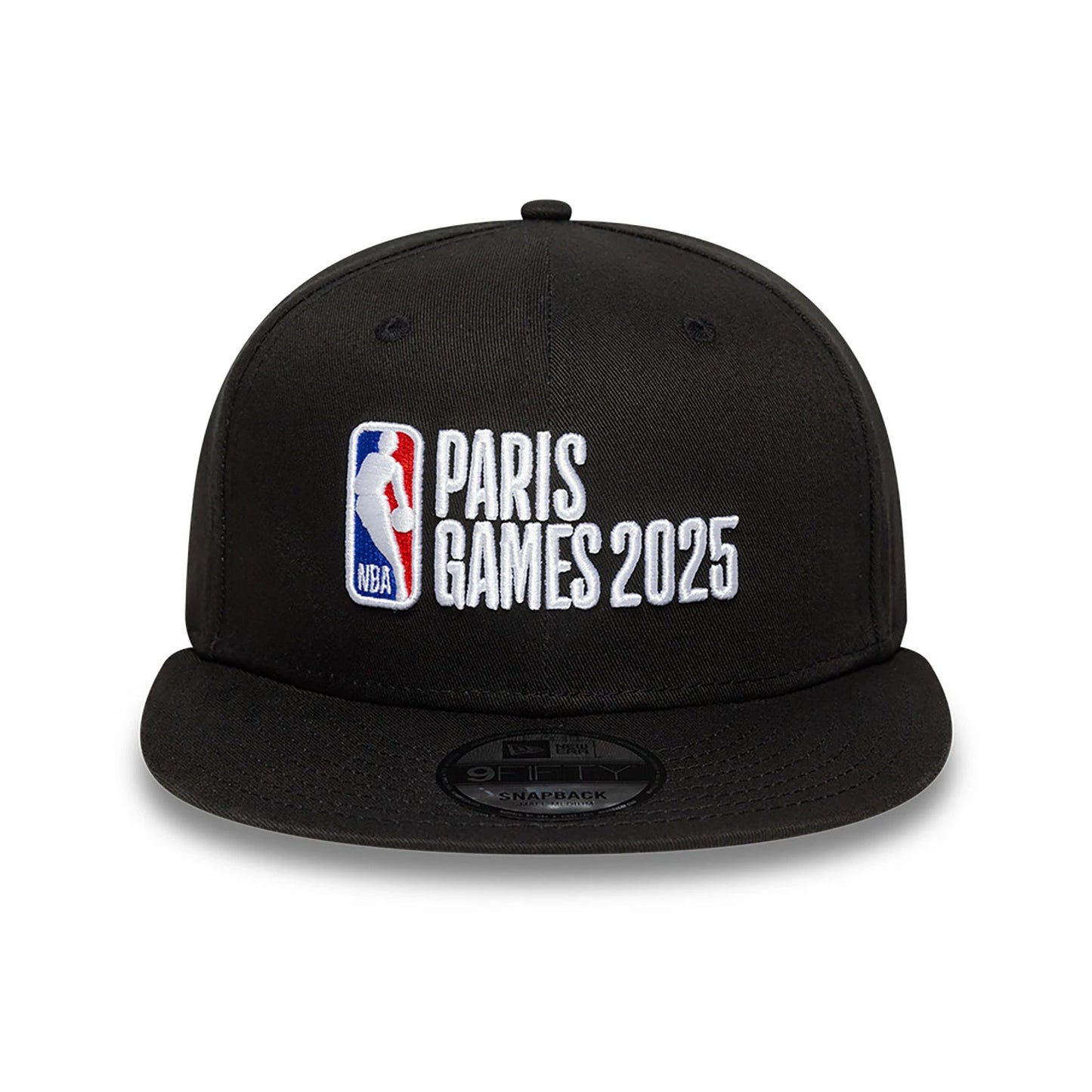 This is a NBA Paris Games 2025 Black 9FIFTY Snapback Cap 2