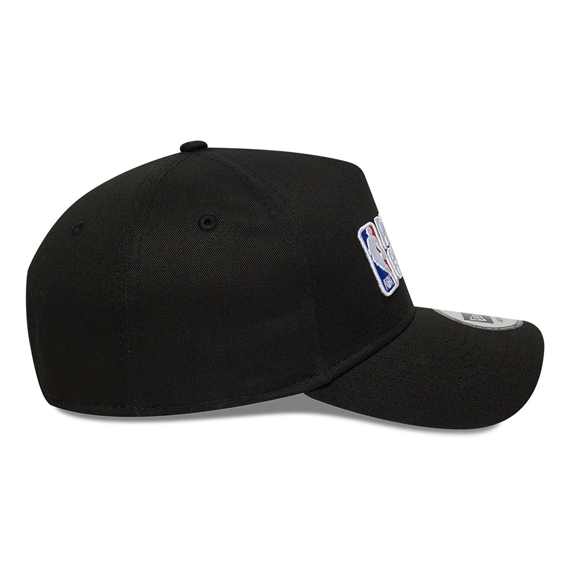 This is a NBA Paris Games 2025 Black 9FORTY E-Frame Adjustable Cap 6