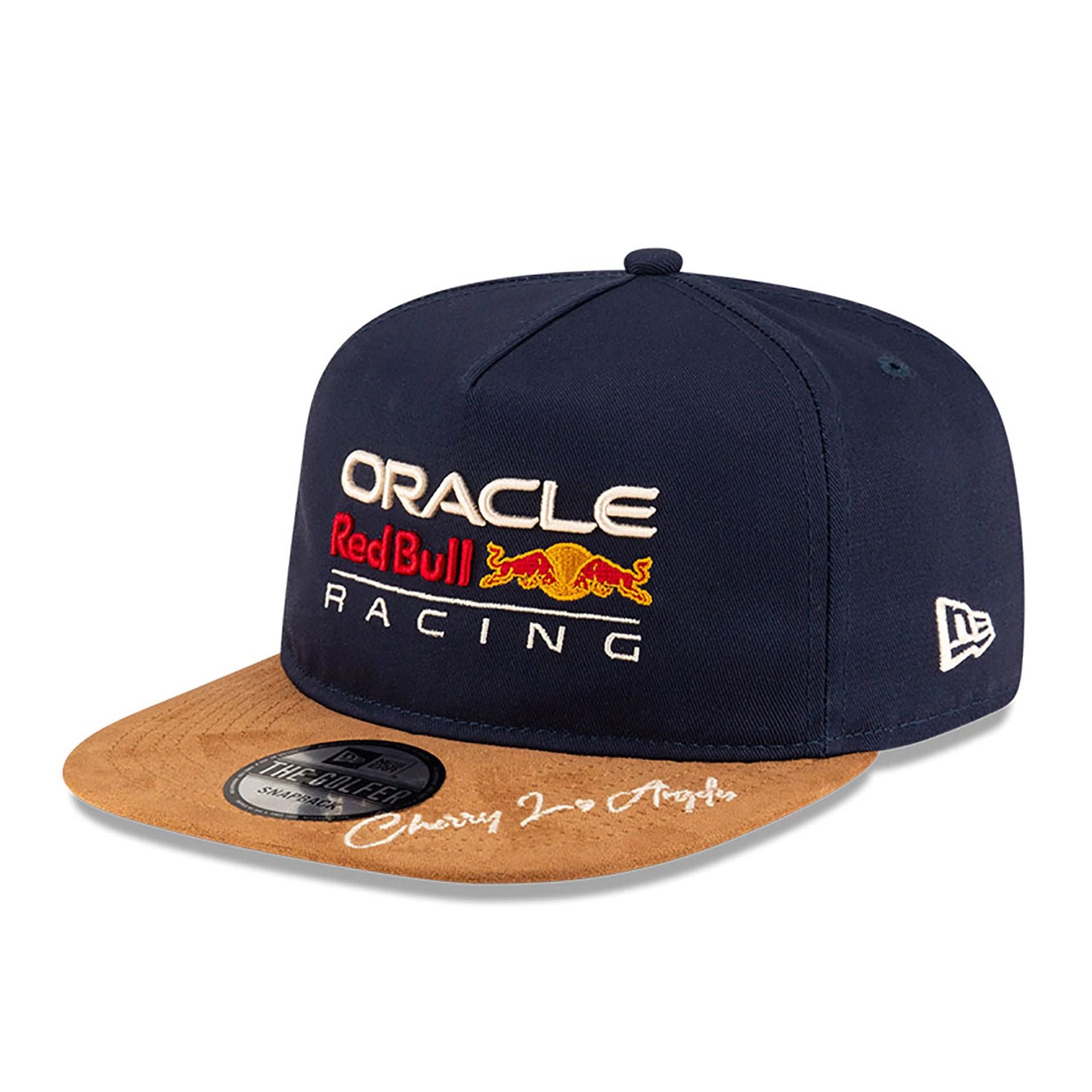 This is a Cherry LA x Red Bull Racing Navy Golfer Adjustable Cap 4