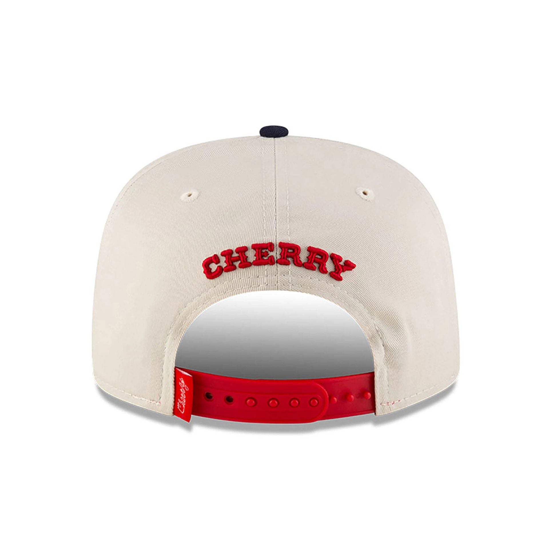 This is a Cherry LA x Red Bull Racing Light Beige Golfer Adjustable Cap 5