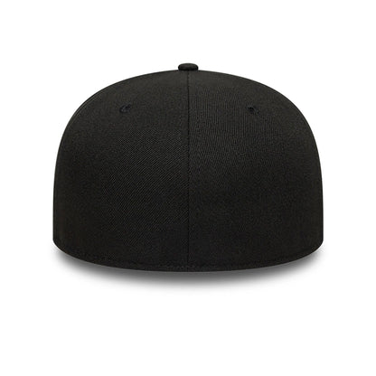 This is a New Era Satin Lined Black 59FIFTY Fitted Cap 4