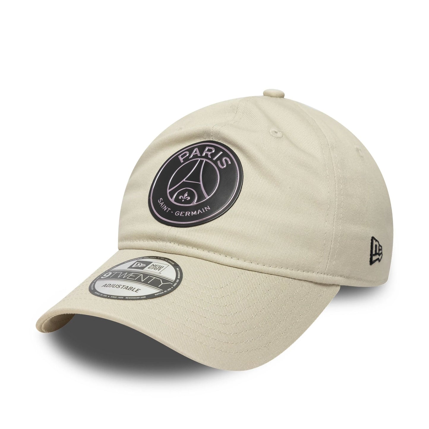 This is a Paris Saint-Germain Seasonal Cream 9TWENTY Adjustable Cap 1