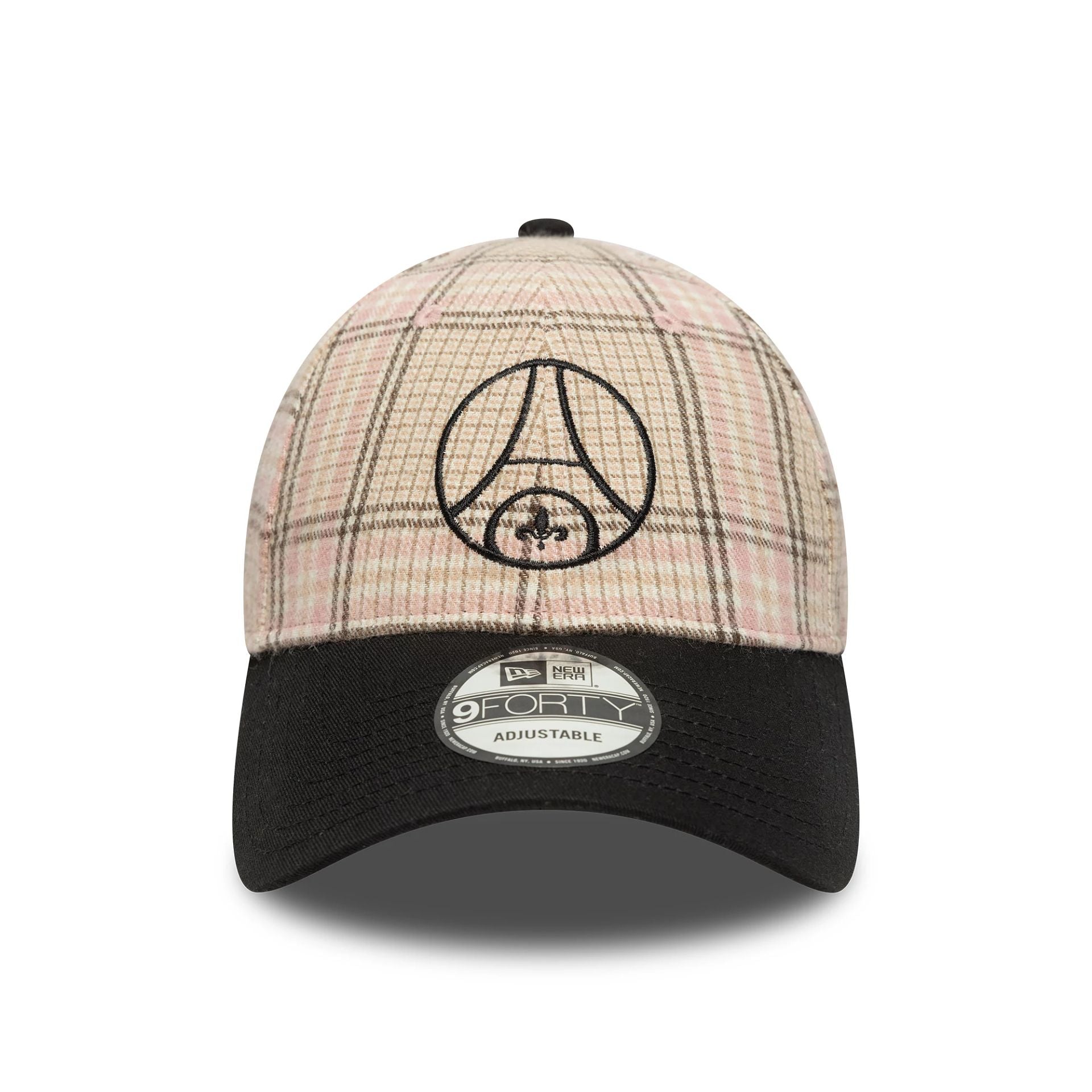 This is a Paris Saint Germain Brushed Cotton Cream 9FORTY Adjustable Cap 2