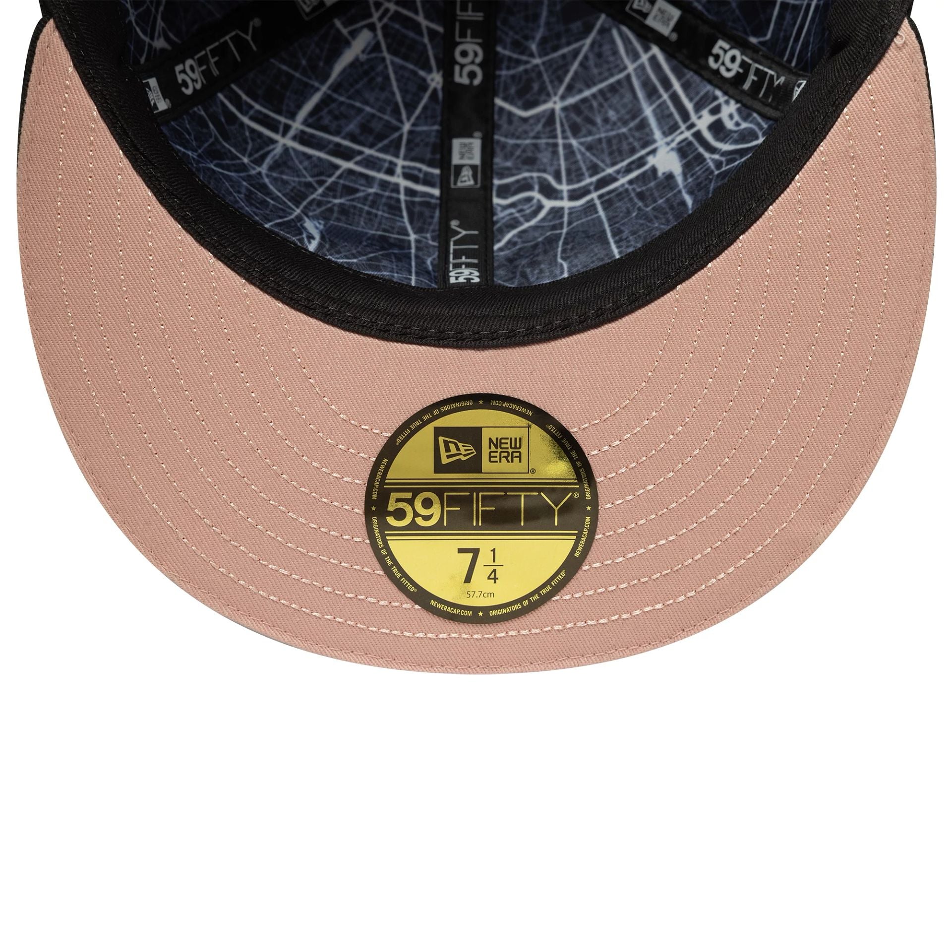 This is a Paris Saint-Germain Tonal All Over Print Black 59FIFTY Fitted Cap 2