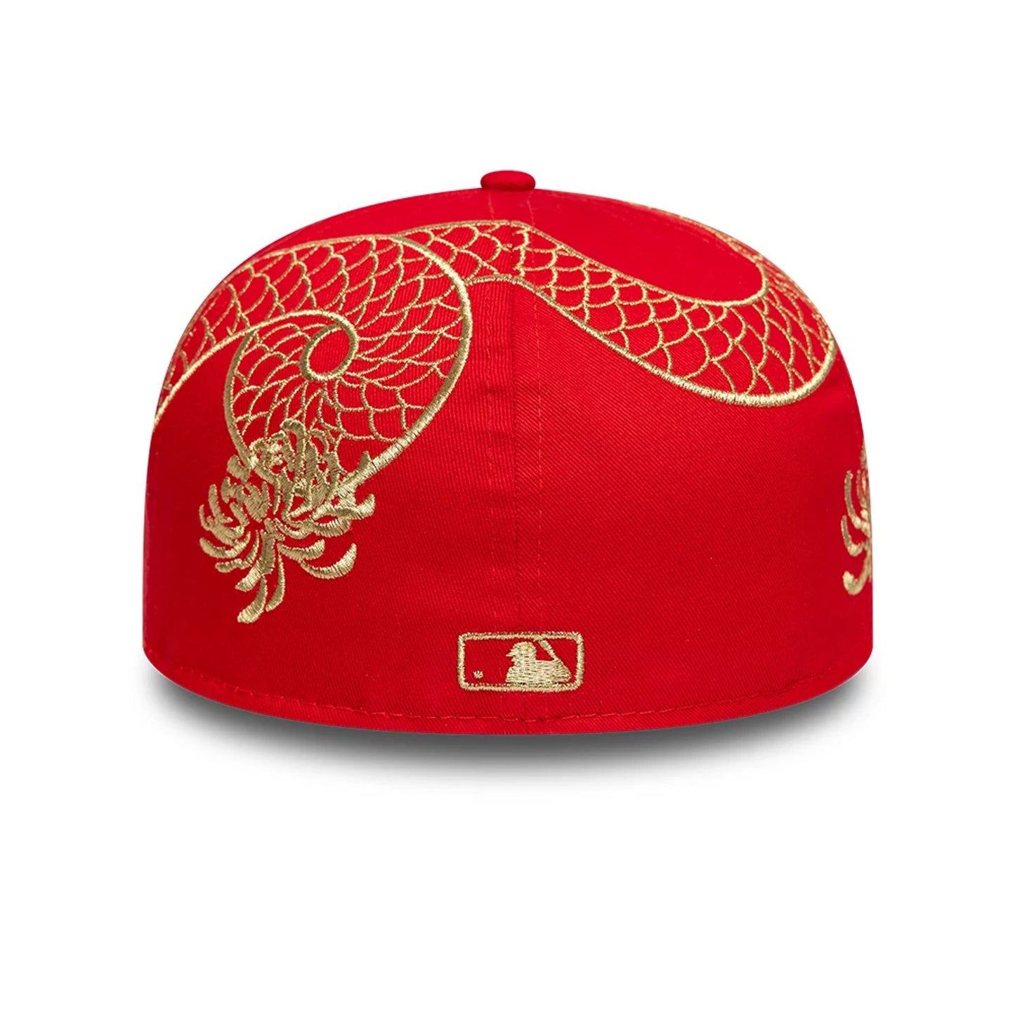 This is a New York Yankees MLB Year Of The Snake Red 59FIFTY Fitted Cap 4