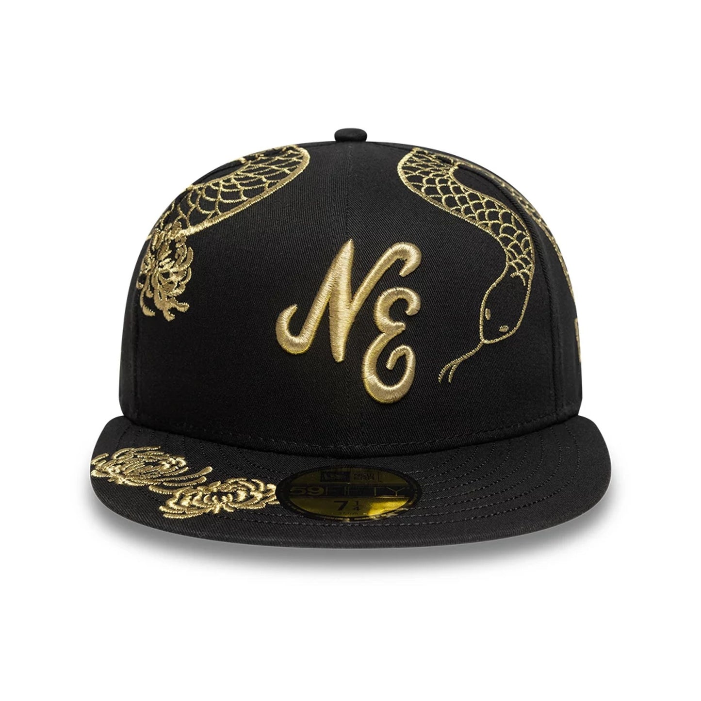 This is a New Era Year Of The Snake Black 59FIFTY Fitted Cap 2