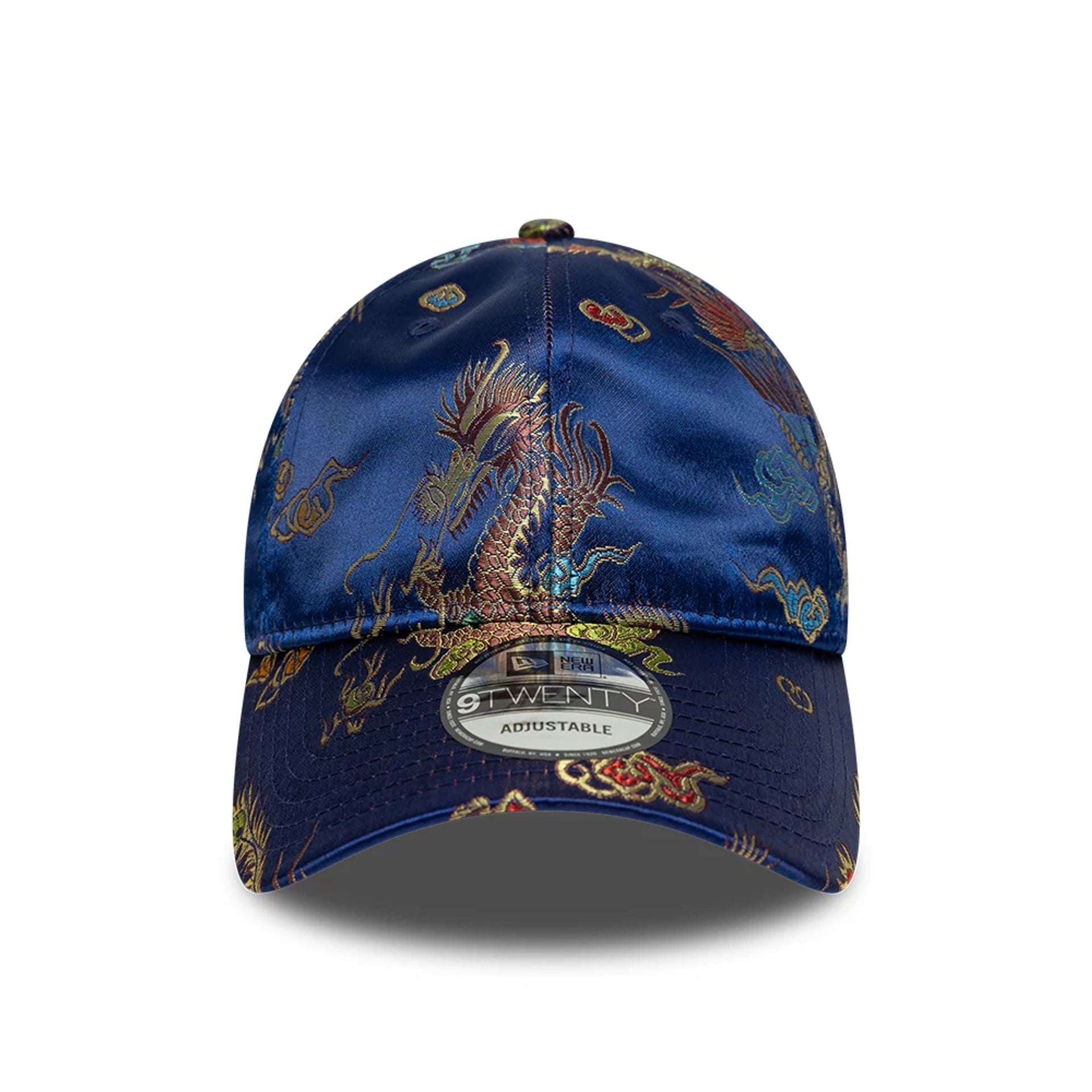 This is a New Era Brocade Navy 9TWENTY Adjustable Cap 3