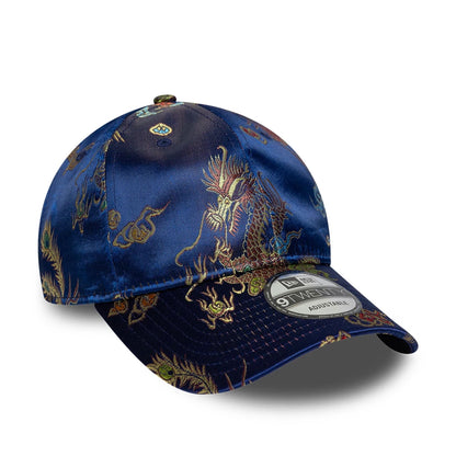 This is a New Era Brocade Navy 9TWENTY Adjustable Cap 4