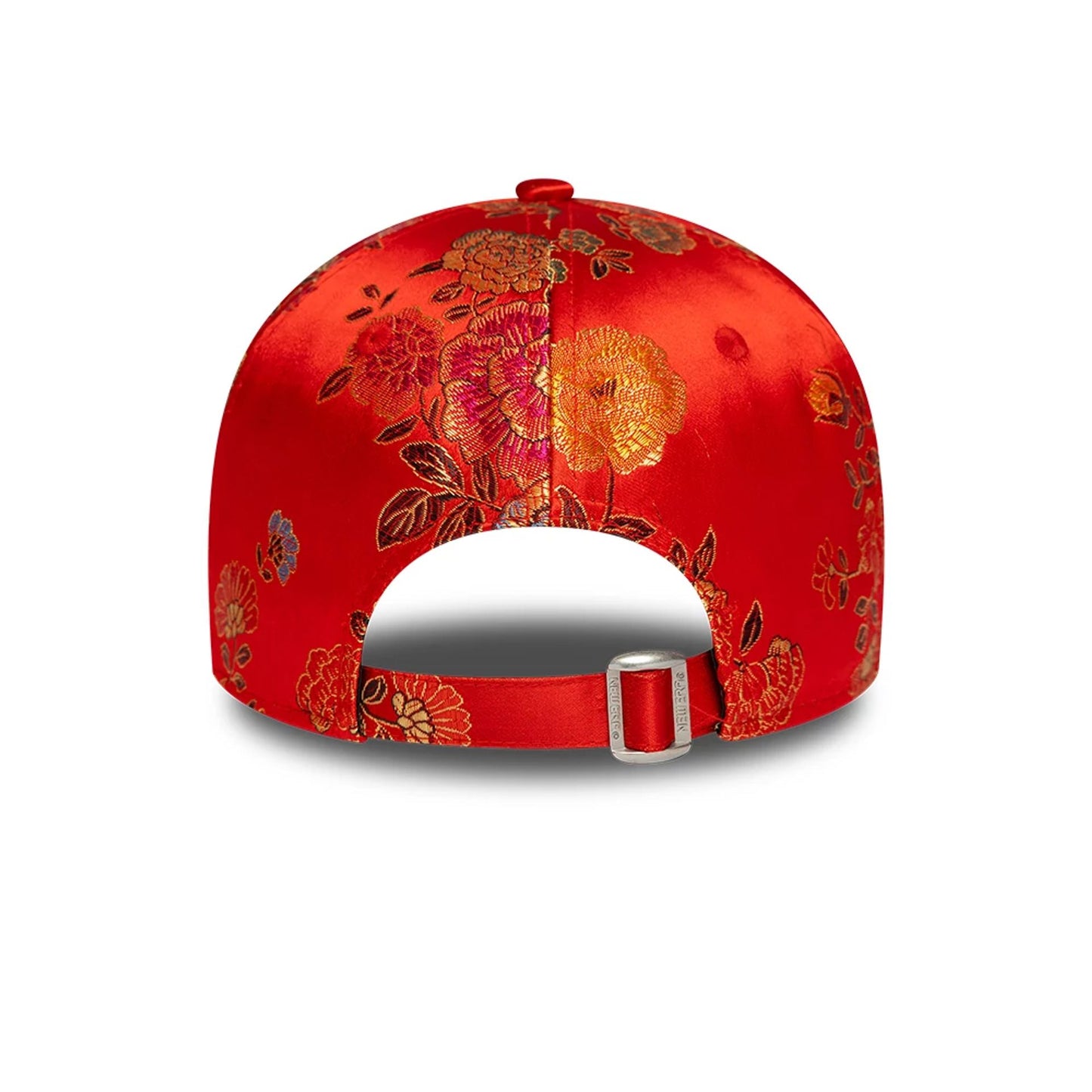 This is a New Era Brocade Red 9TWENTY Adjustable Cap 5