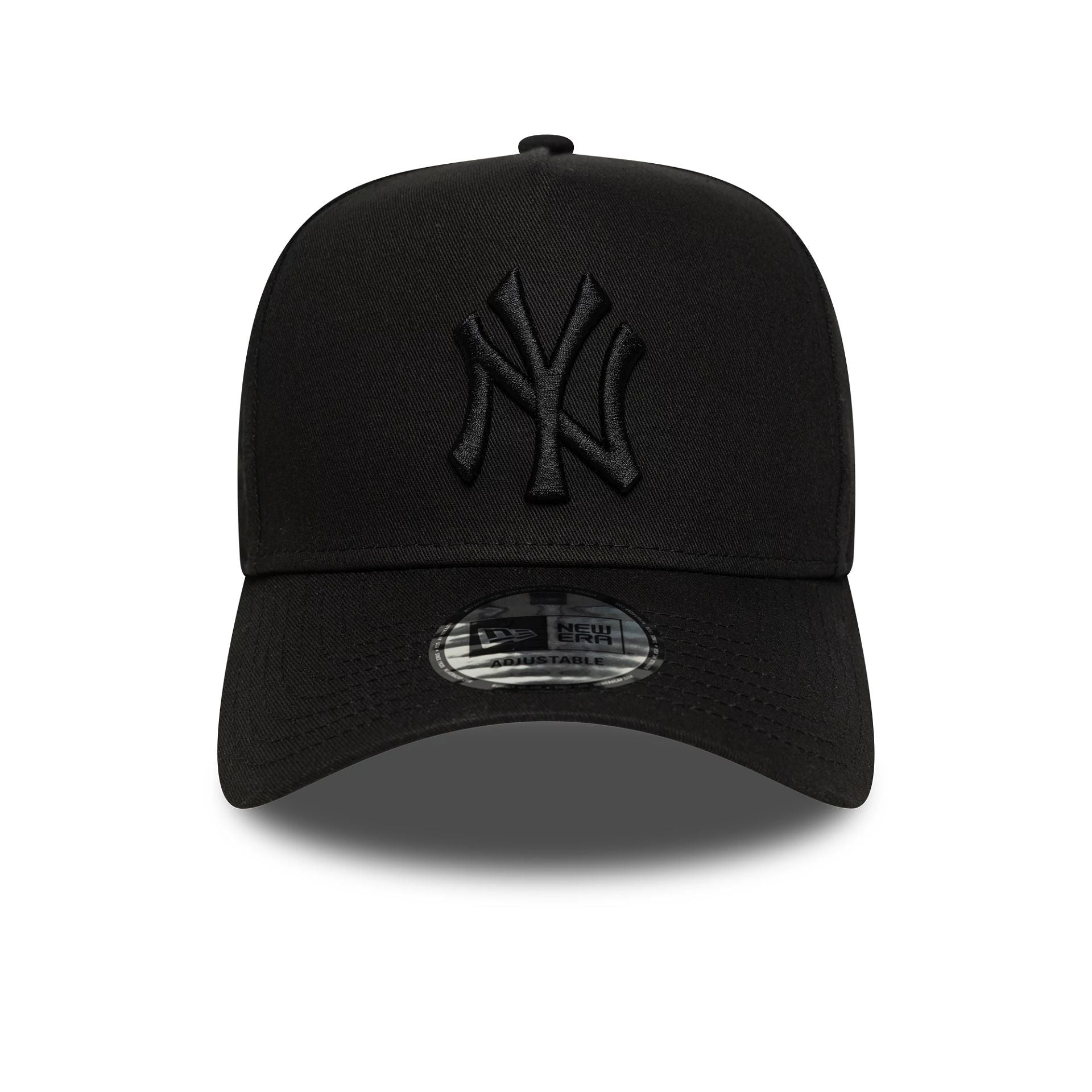 This is a New York Yankees MLB League Essential Black 9FORTY E-Frame Adjustable Cap 2