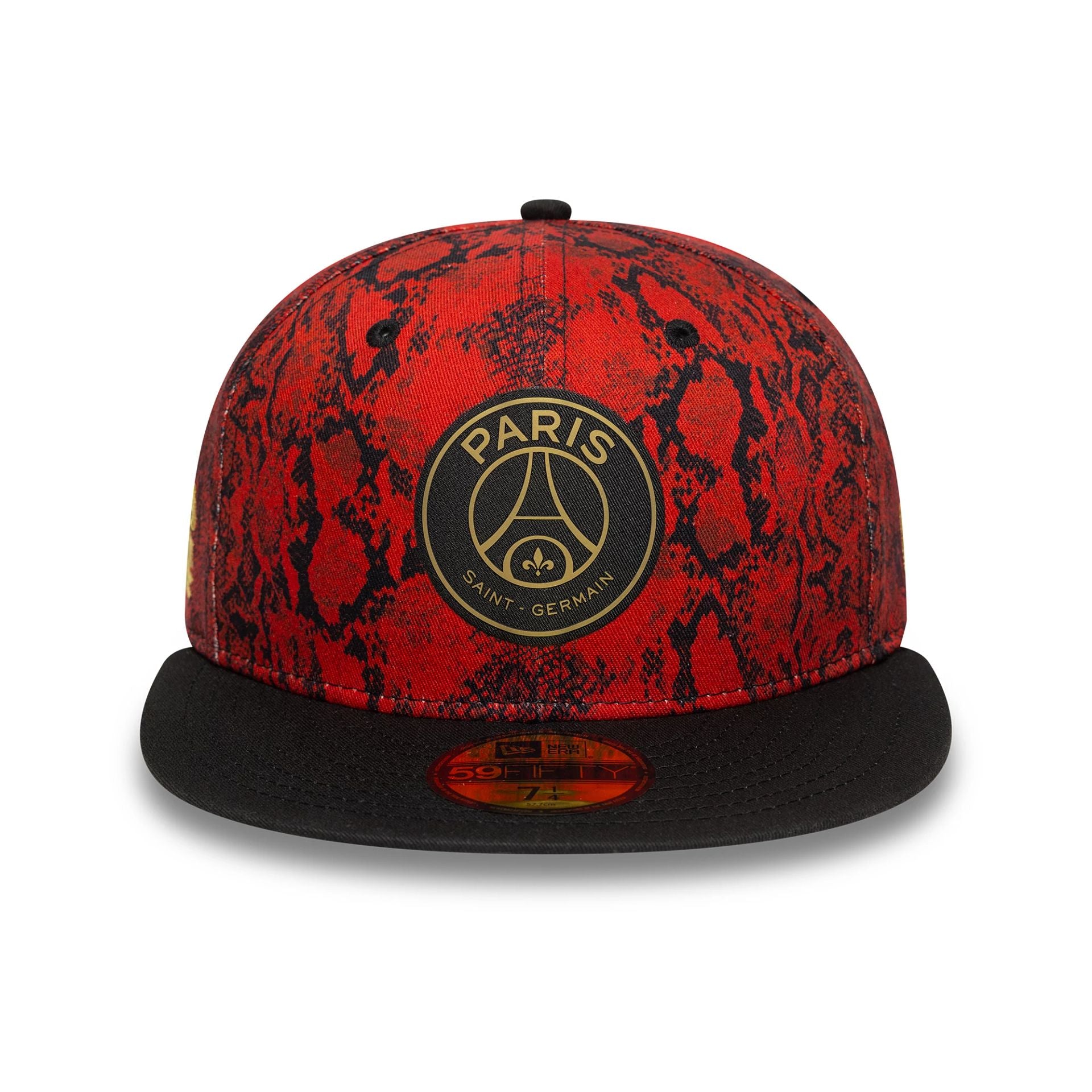 This is a Paris Saint-Germain Chinese New Year Red 59FIFTY Fitted Cap 3