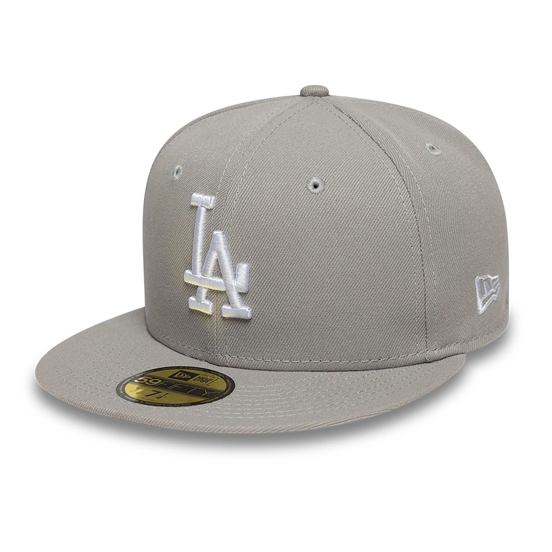 This is a LA Dodgers Grey 59FIFTY Fitted Cap 1