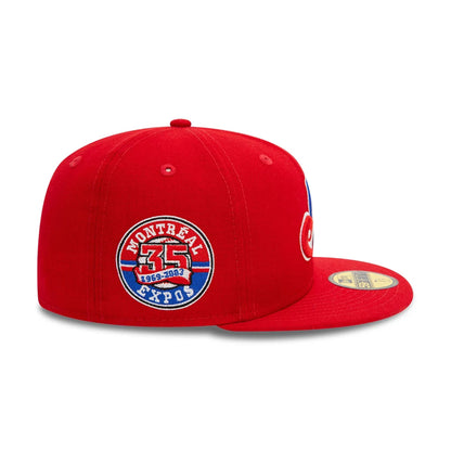 This is a Montreal Expos Cooperstown Red 59FIFTY Fitted Cap 3