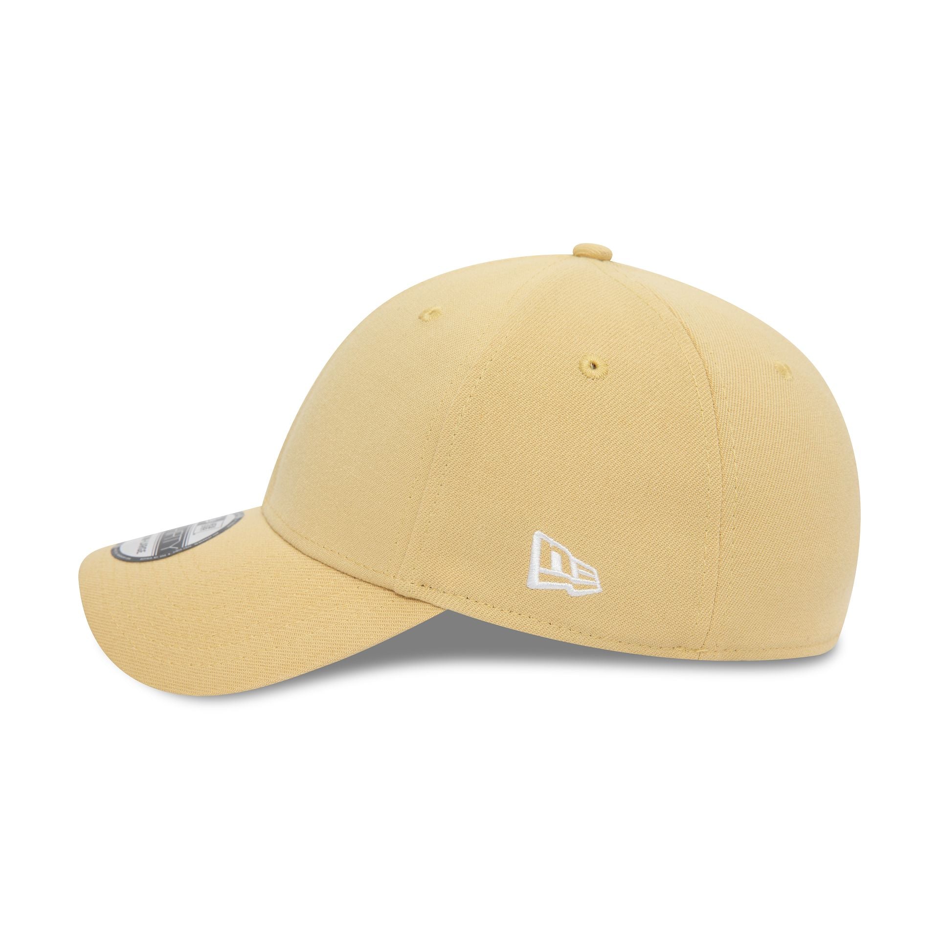 This is a New Era Beige 39THIRTY Stretch Fit Cap 6