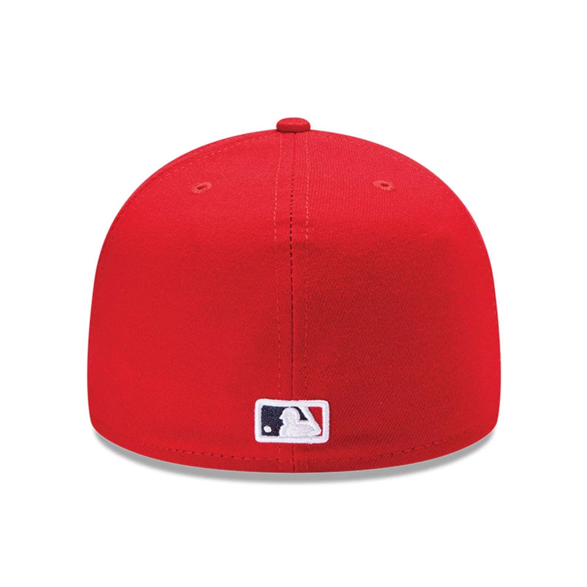 This is a LA Angels Authentic Collection Red Low Profile 59FIFTY Fitted Cap 4