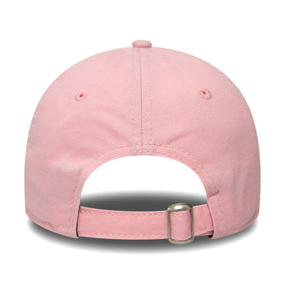 This is a New York Yankees Micro Logo Pastel Pink 9TWENTY Adjustable Cap 3