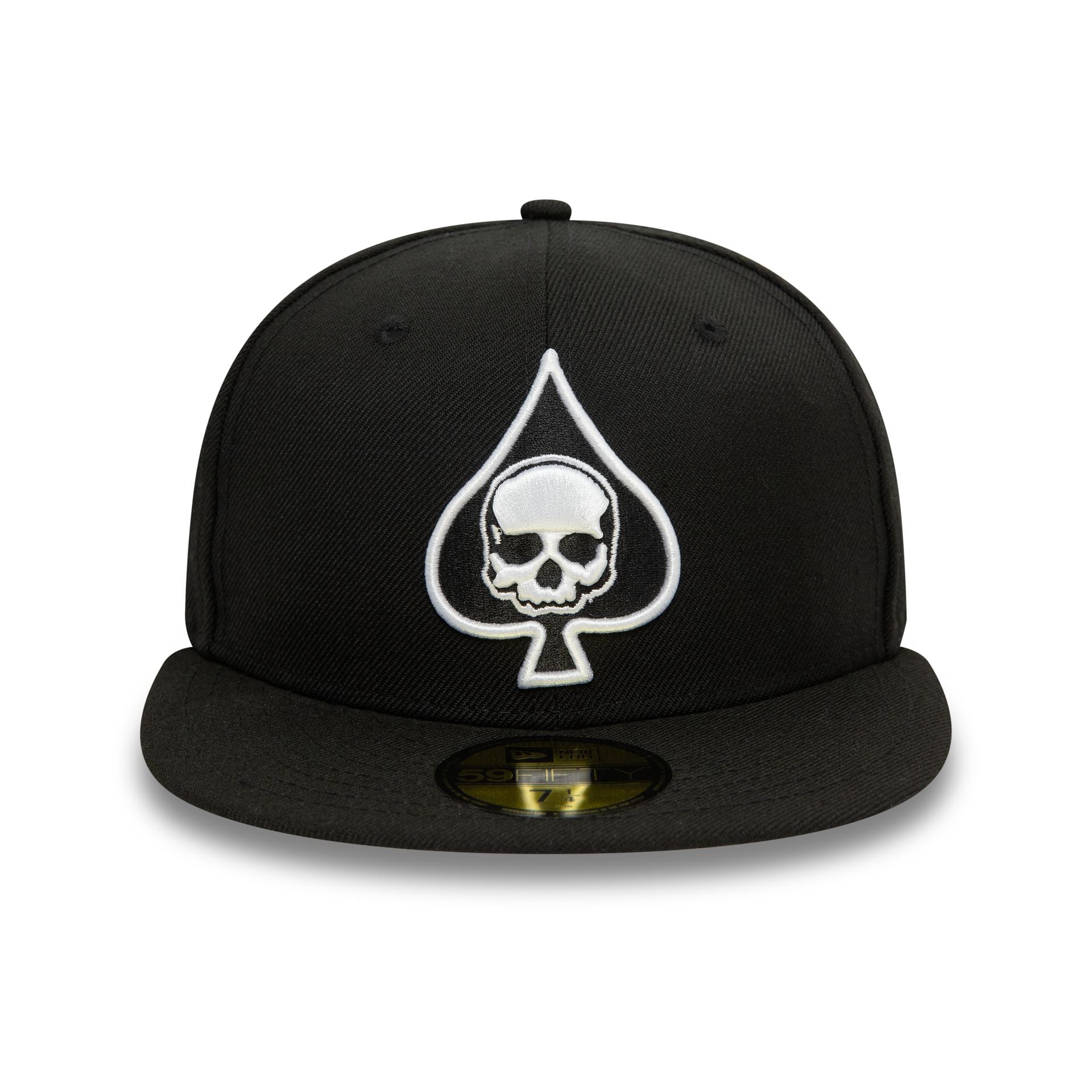 This is a Death Card Halloween Pack Black 59FIFTY Fitted Cap 3