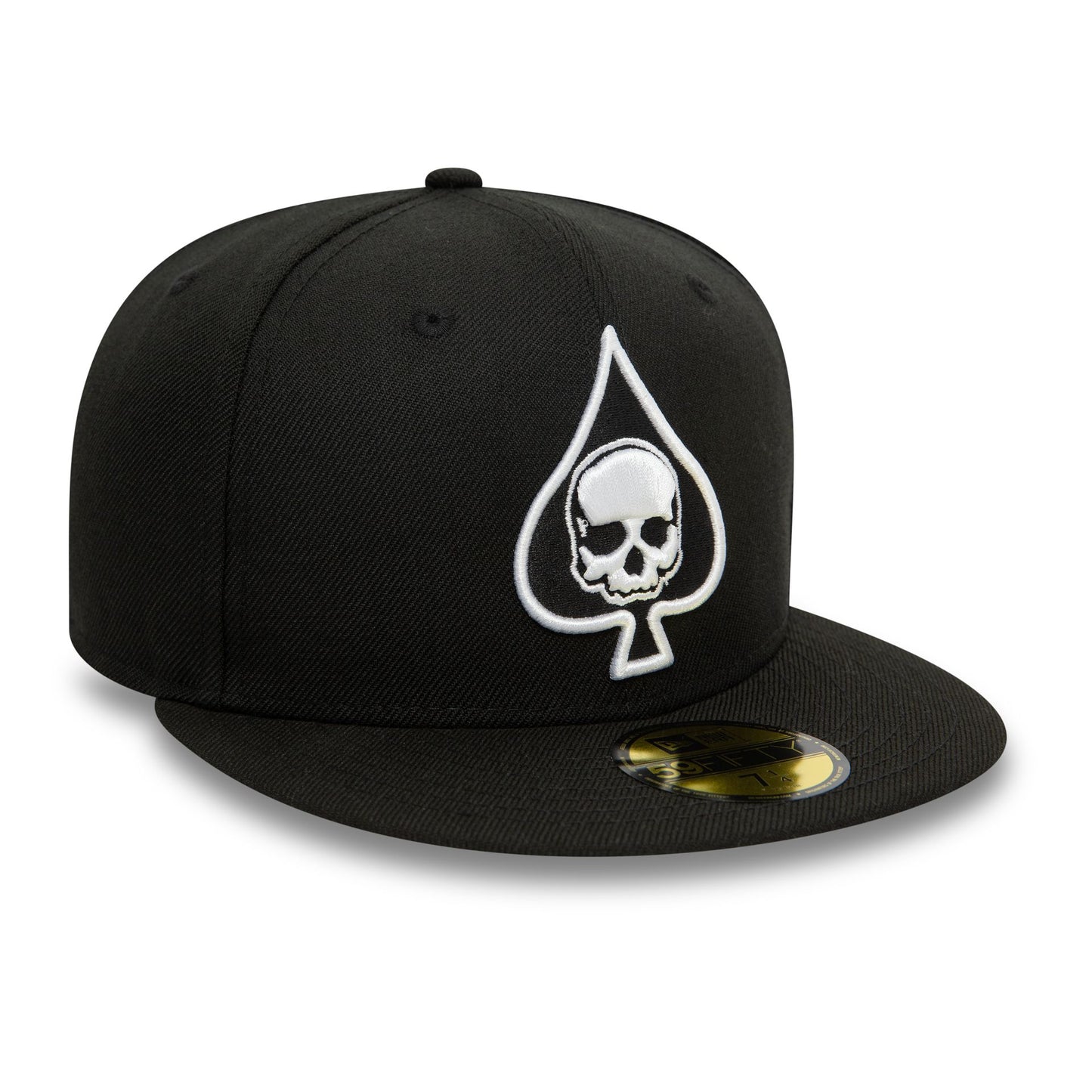 This is a Death Card Halloween Pack Black 59FIFTY Fitted Cap 4