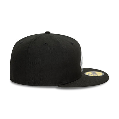 This is a Death Card Halloween Pack Black 59FIFTY Fitted Cap 6