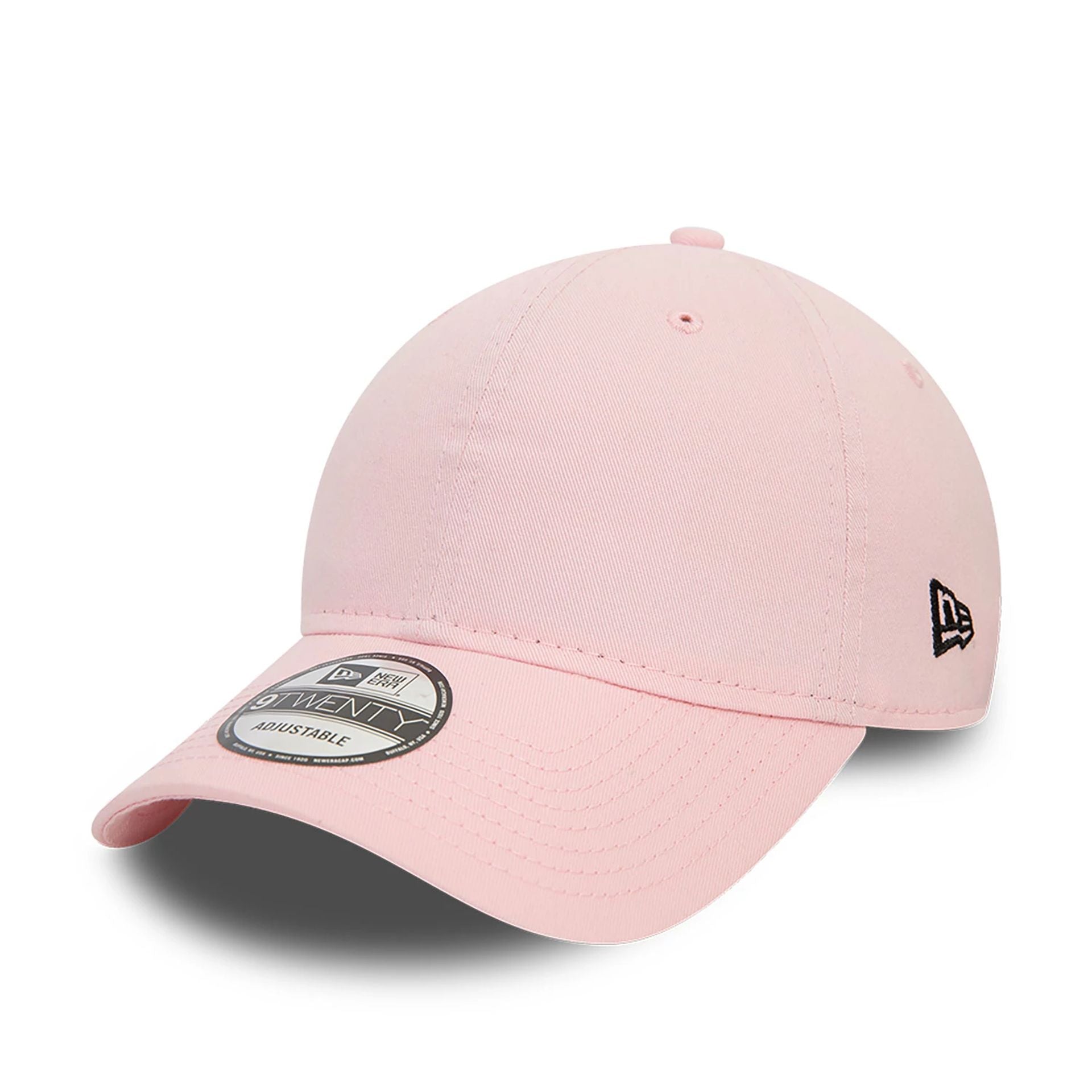 This is a New Era Essential Pink 9TWENTY Adjustable Cap 1