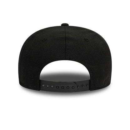 This is a Blank New Era Black Retro Crown 9FIFTY Snapback Cap 2