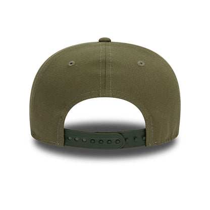 This is a Blank New Era Green Retro Crown 9FIFTY Snapback Cap 4