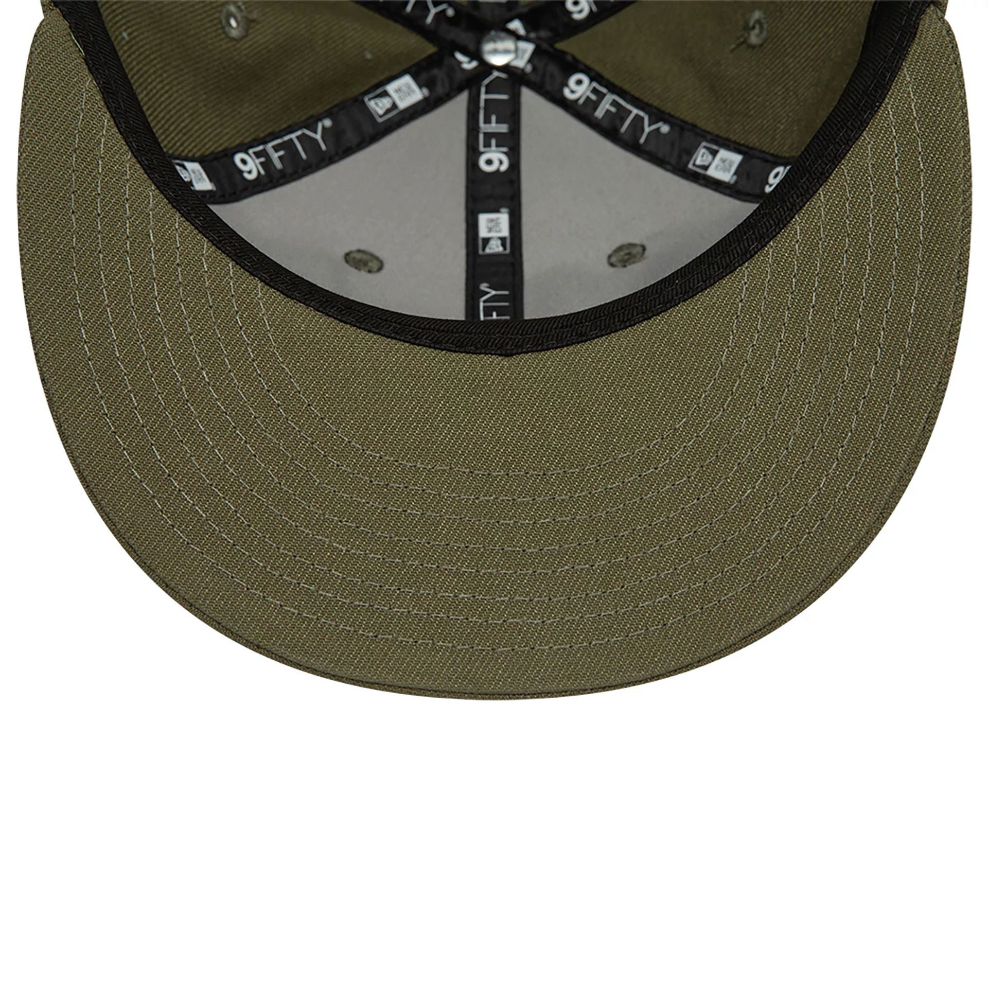 This is a Blank New Era Green Retro Crown 9FIFTY Snapback Cap 5