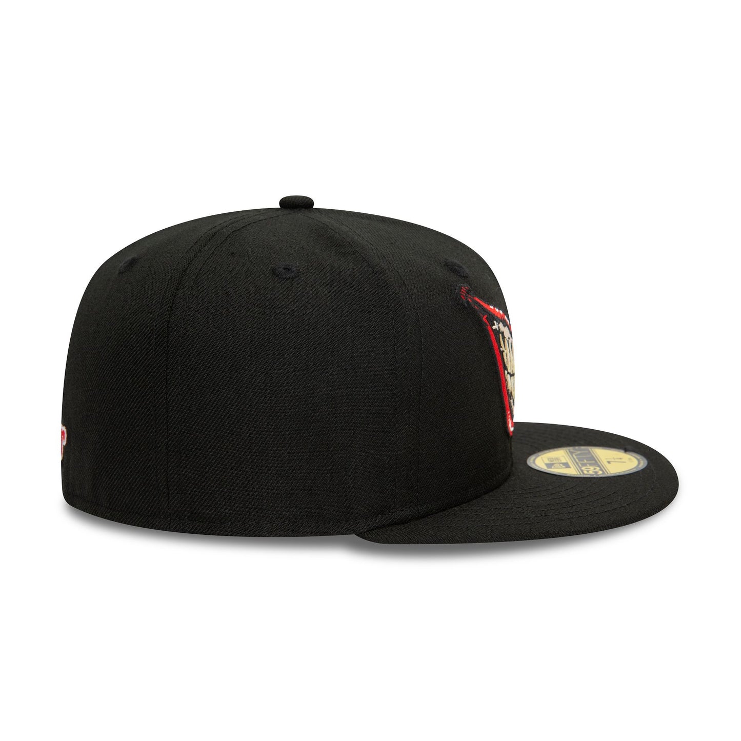 This is a The Joker Smile Black 59FIFTY Fitted Cap 2