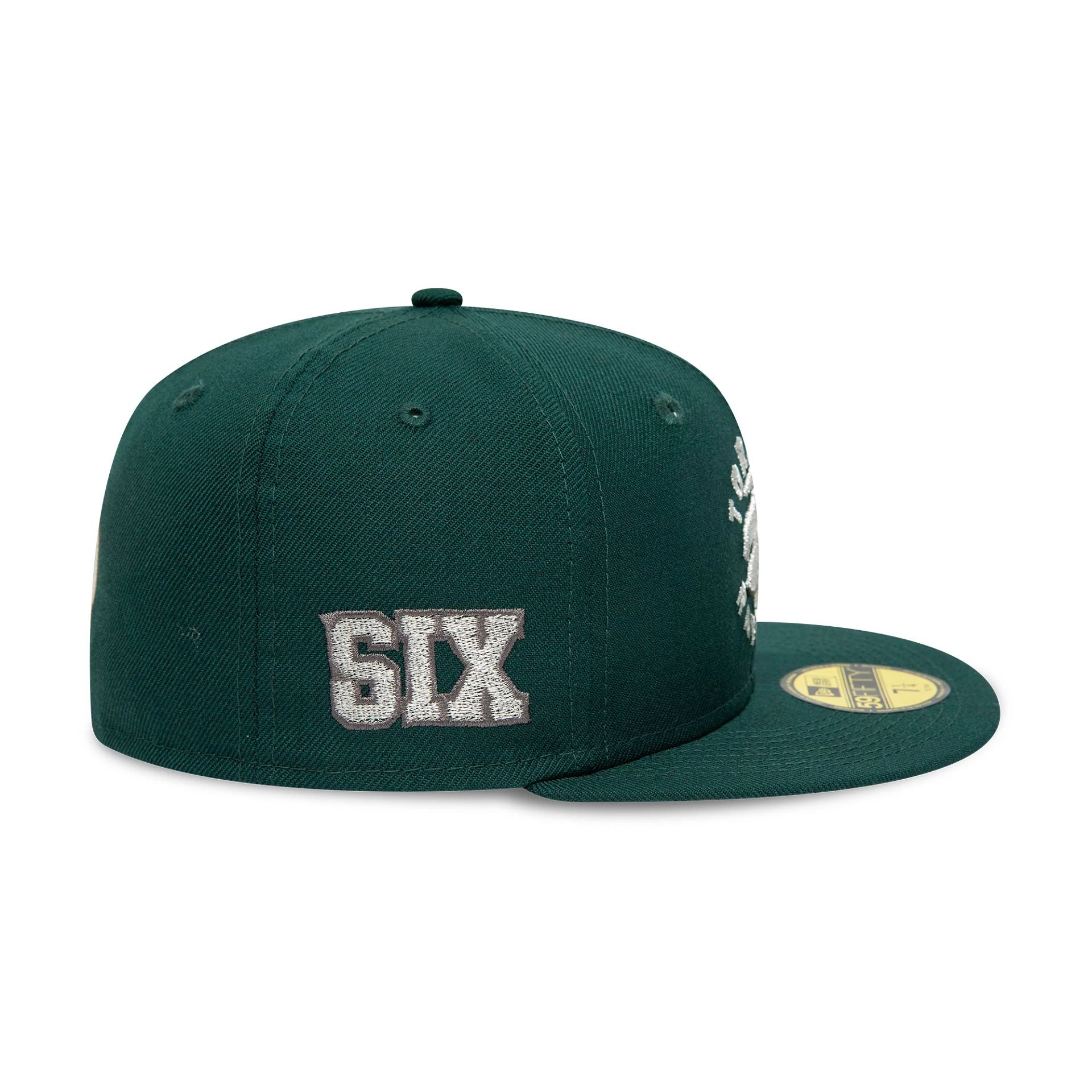 This is a Toronto Raptors NBA Classics Dark Green 59FIFTY Fitted Cap 2