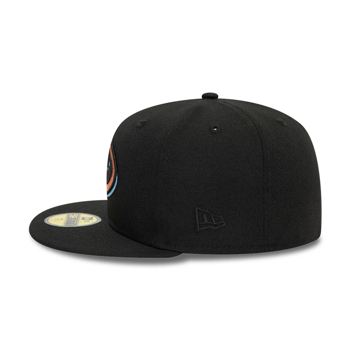 This is a Arizona Diamondbacks MLB Blues Black 59FIFTY Fitted Cap 3