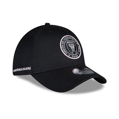 This is a Inter Miami CF Black 9FORTY Adjustable Cap 1