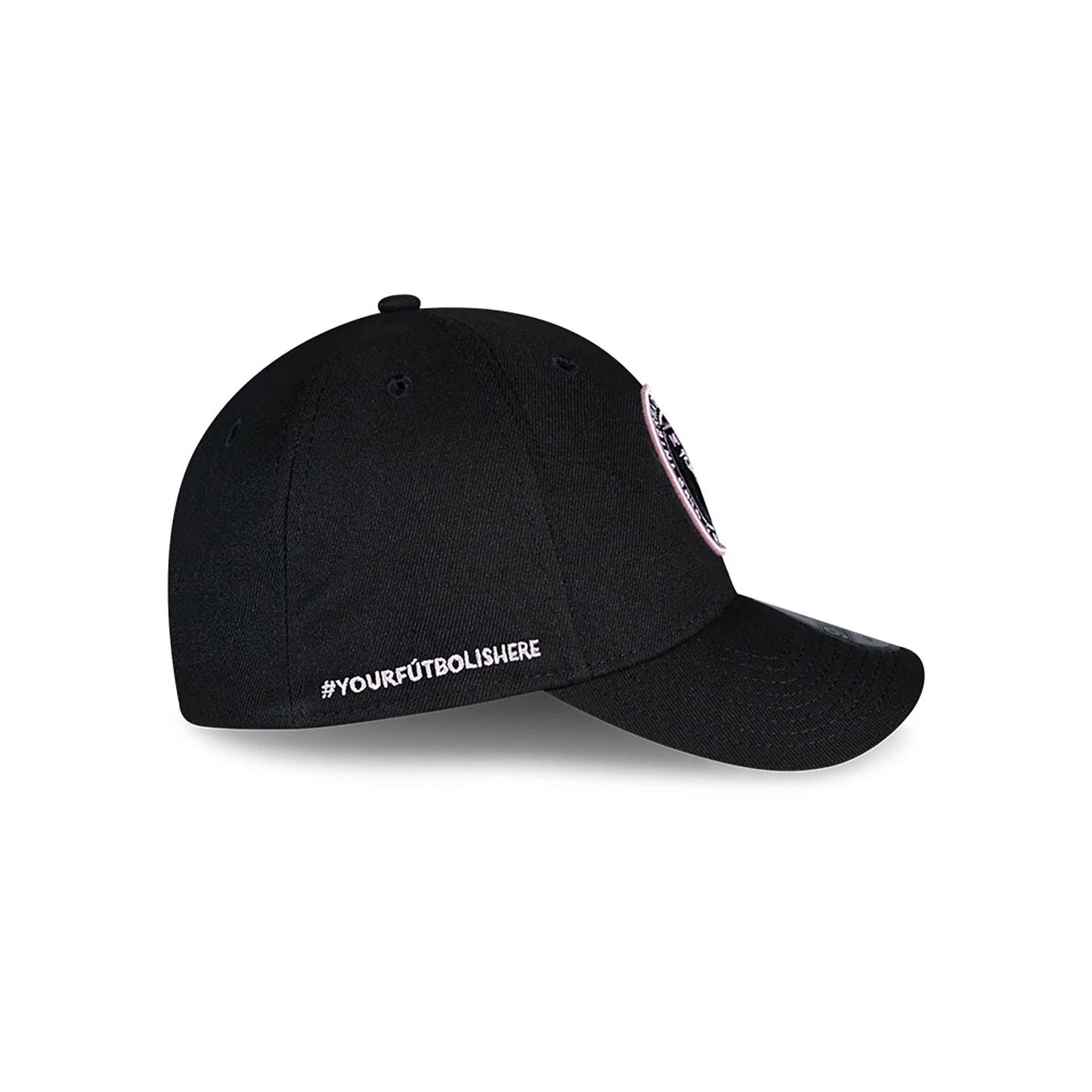 This is a Inter Miami CF Black 9FORTY Adjustable Cap 6