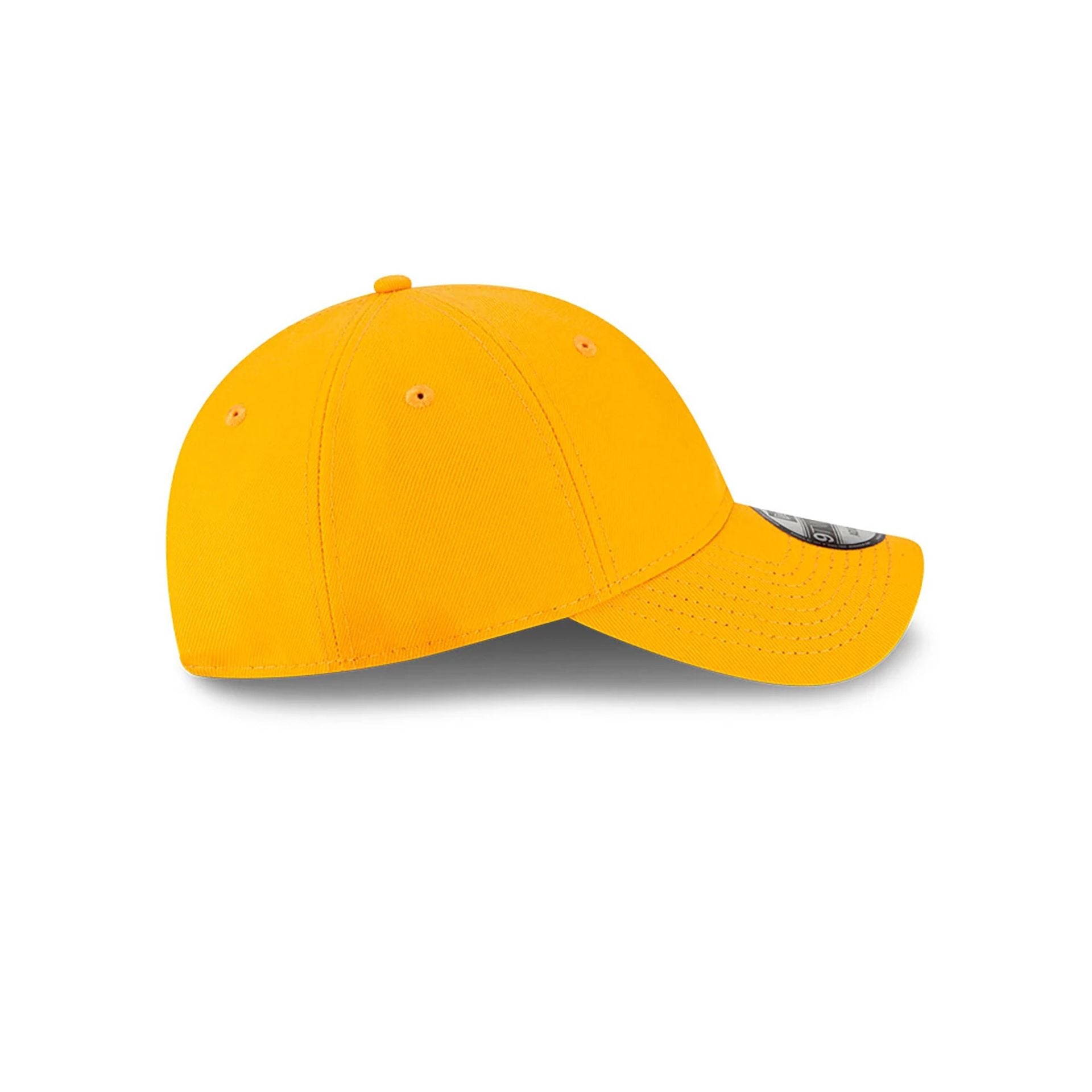 This is a New Era Summer Icon Pizza Slice Yellow 9TWENTY Adjustable Cap 6