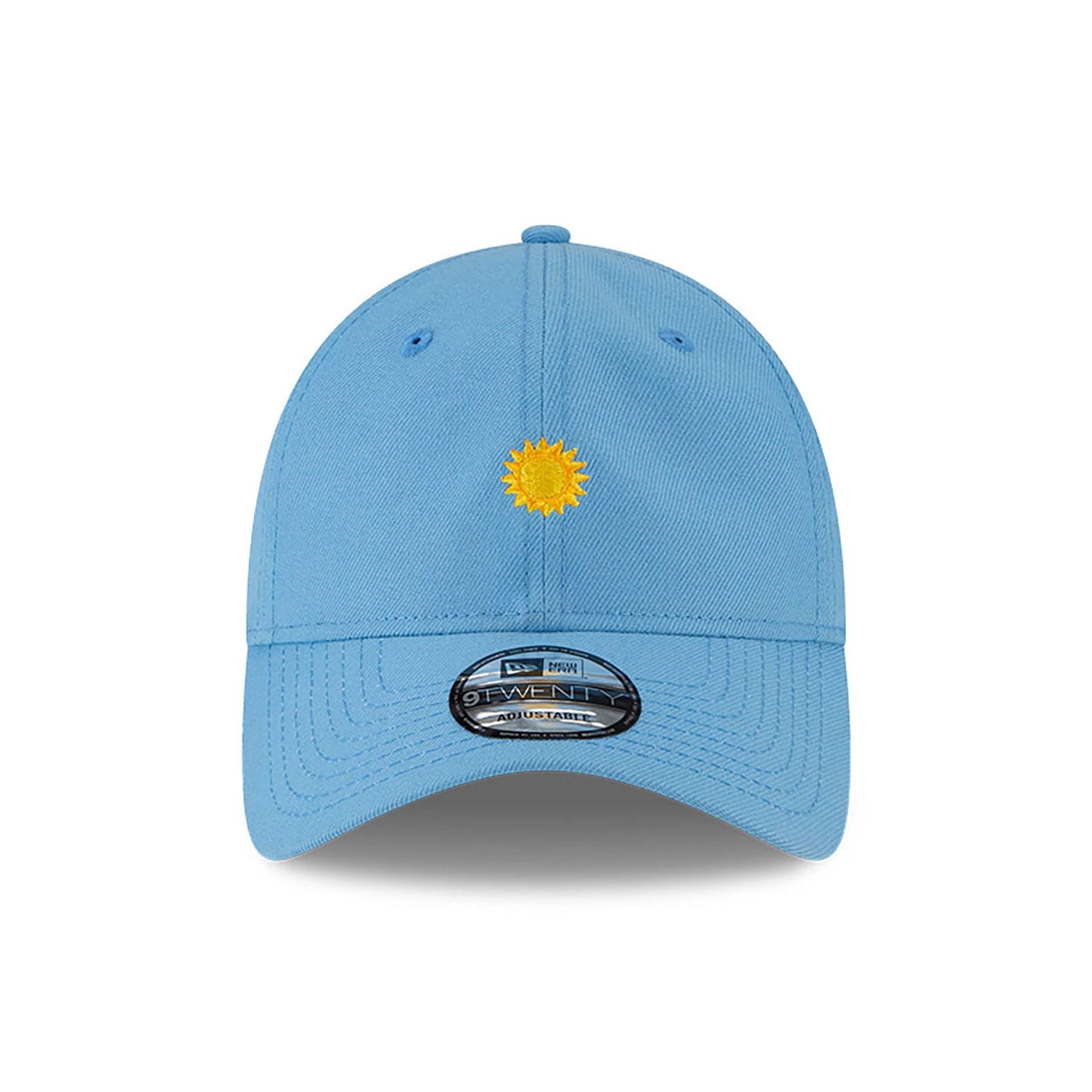 This is a New Era Sun Summer Icons Pastel Blue 9TWENTY Adjustable Cap 3